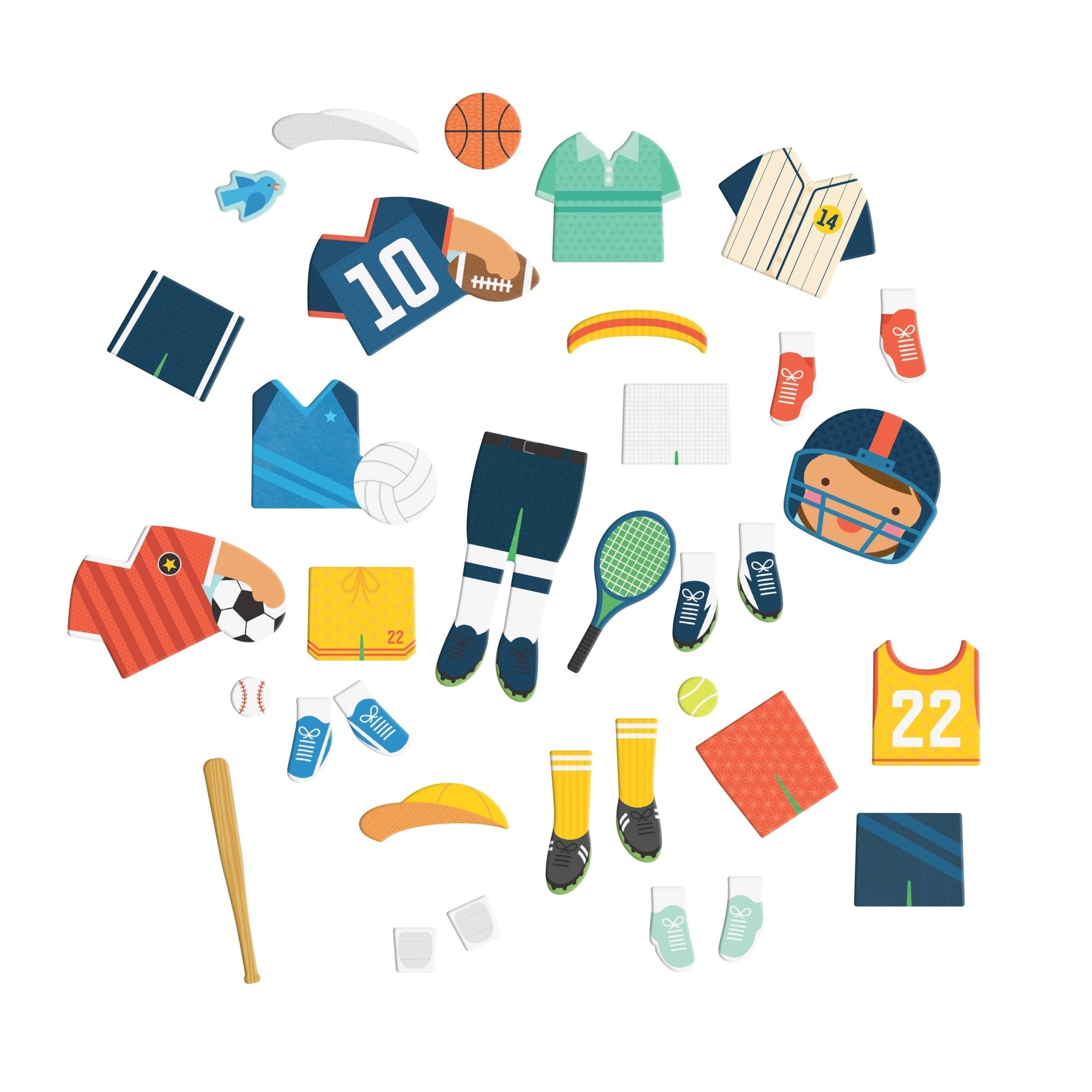 Shine Bright Sports Star Magnetic Play Set - bubblegum market