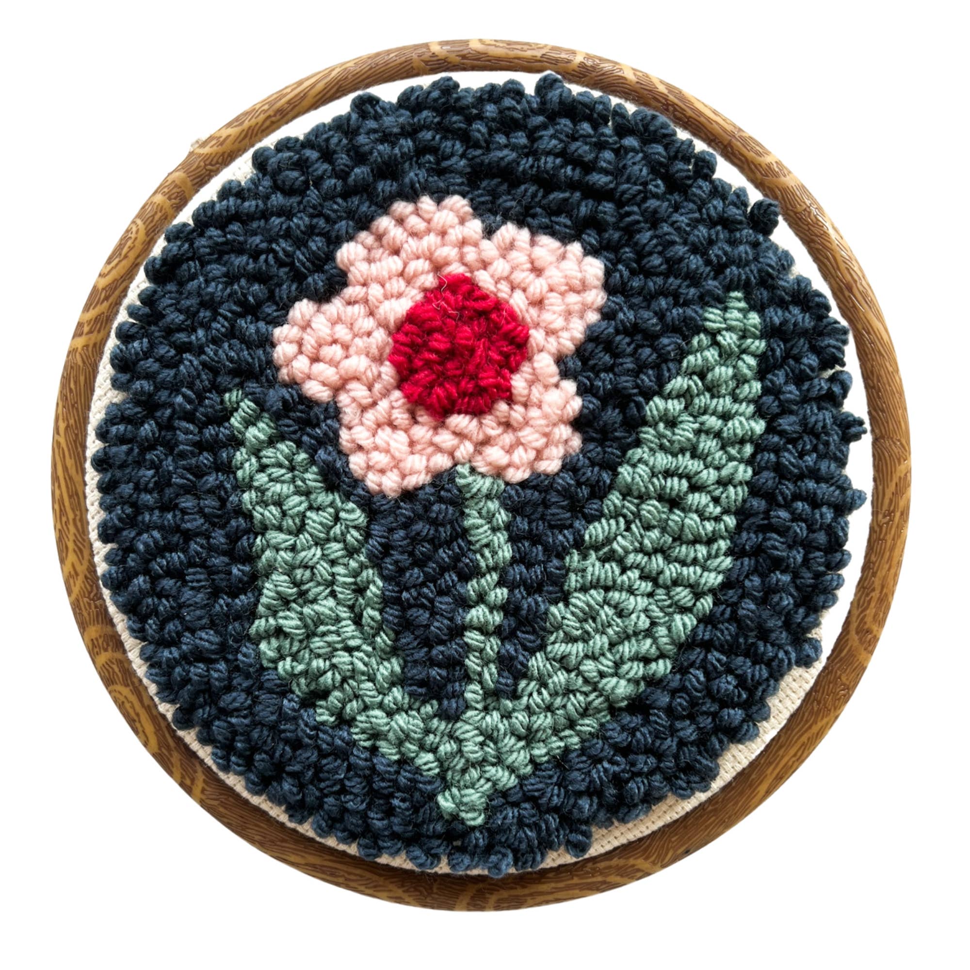 Simple Flower Punch Needle Kit - bubblegum market