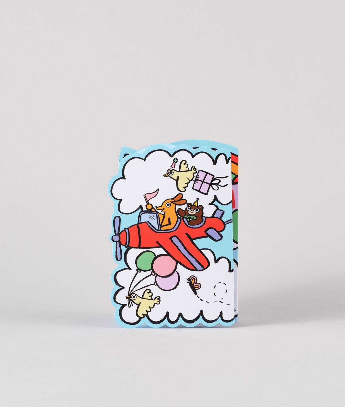 Sky Parade Large Fold Out Kid's Birthday Card - bubblegum market