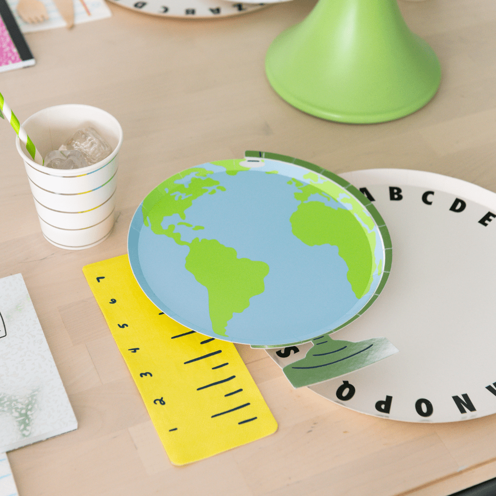 Smarty Pants Yellow "Ruler" Napkins - bubblegum market