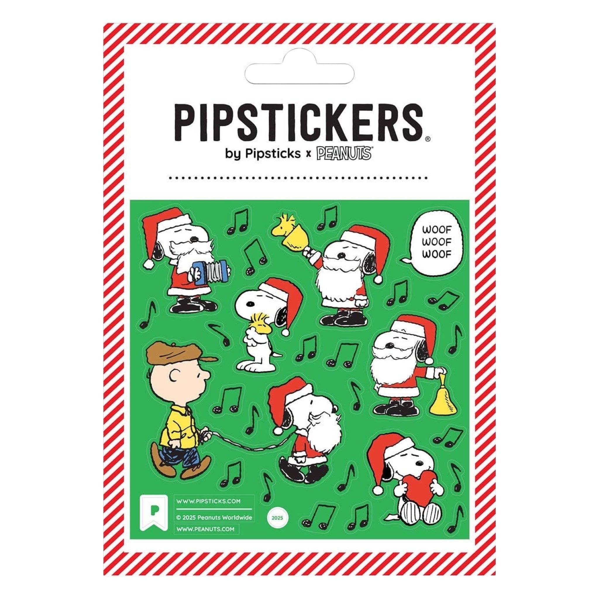Snoopy Caroling Stickers - bubblegum market