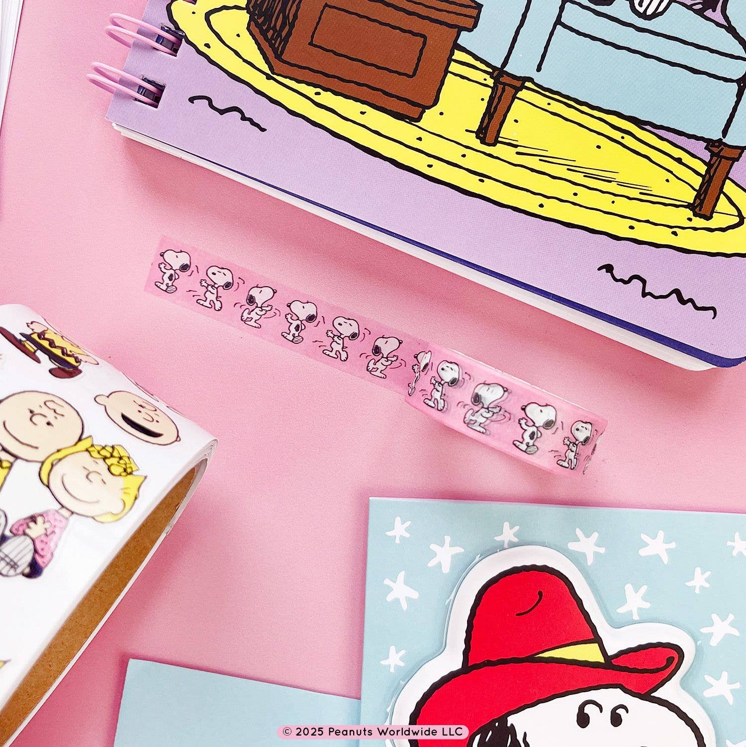 Snoopy Twist & Wag Washi Tape - bubblegum market