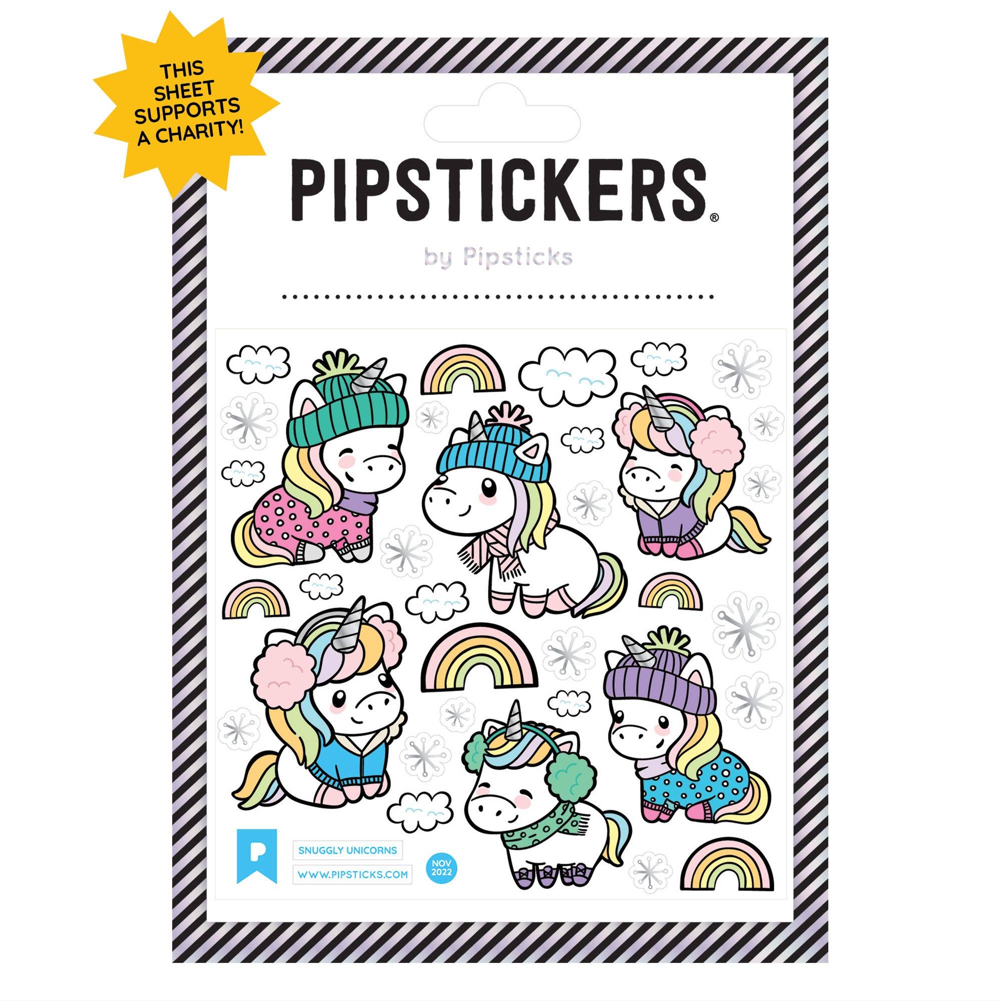 Snuggly Unicorns Stickers - bubblegum market