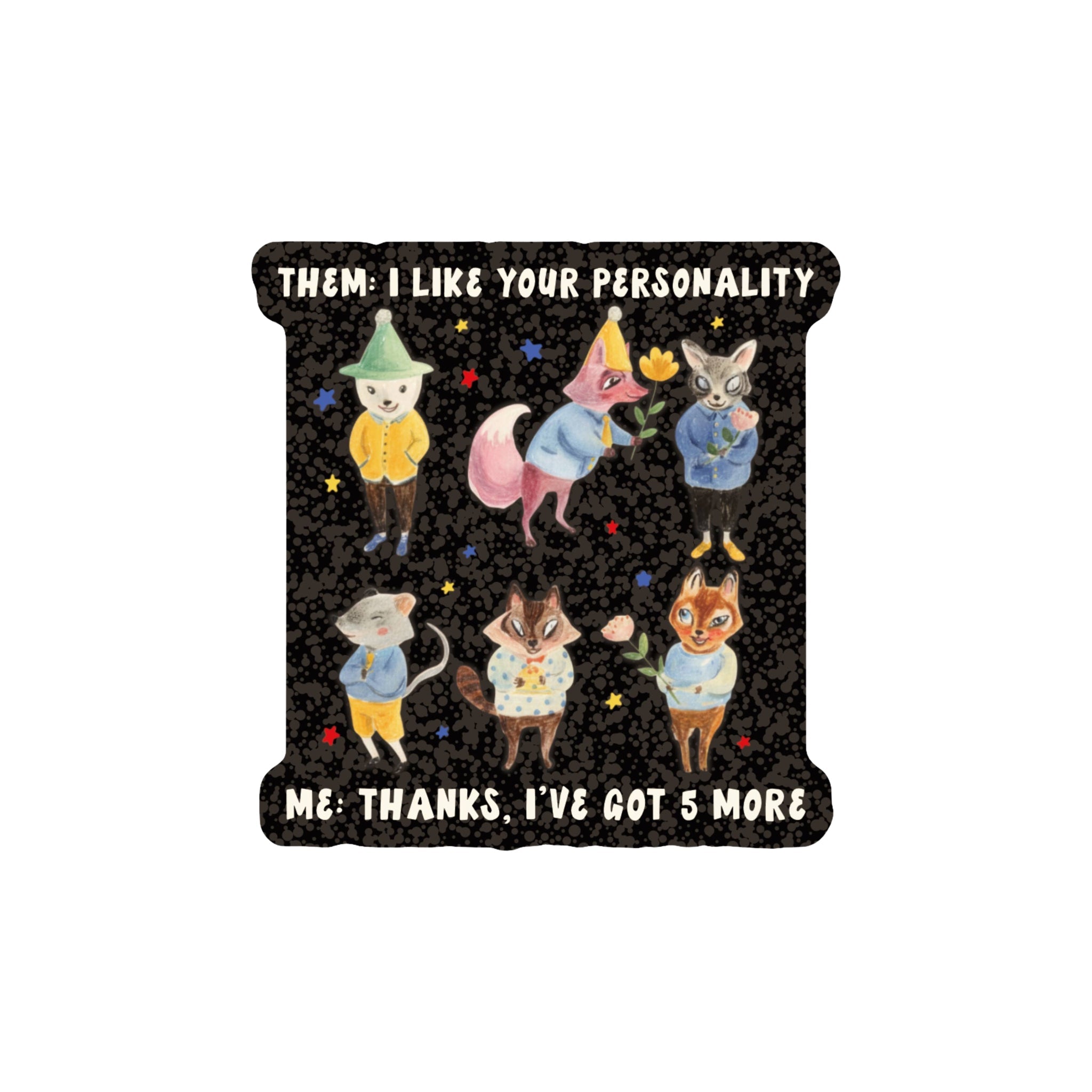 SO MUCH PERSONALITY Vinyl Sticker - bubblegum market