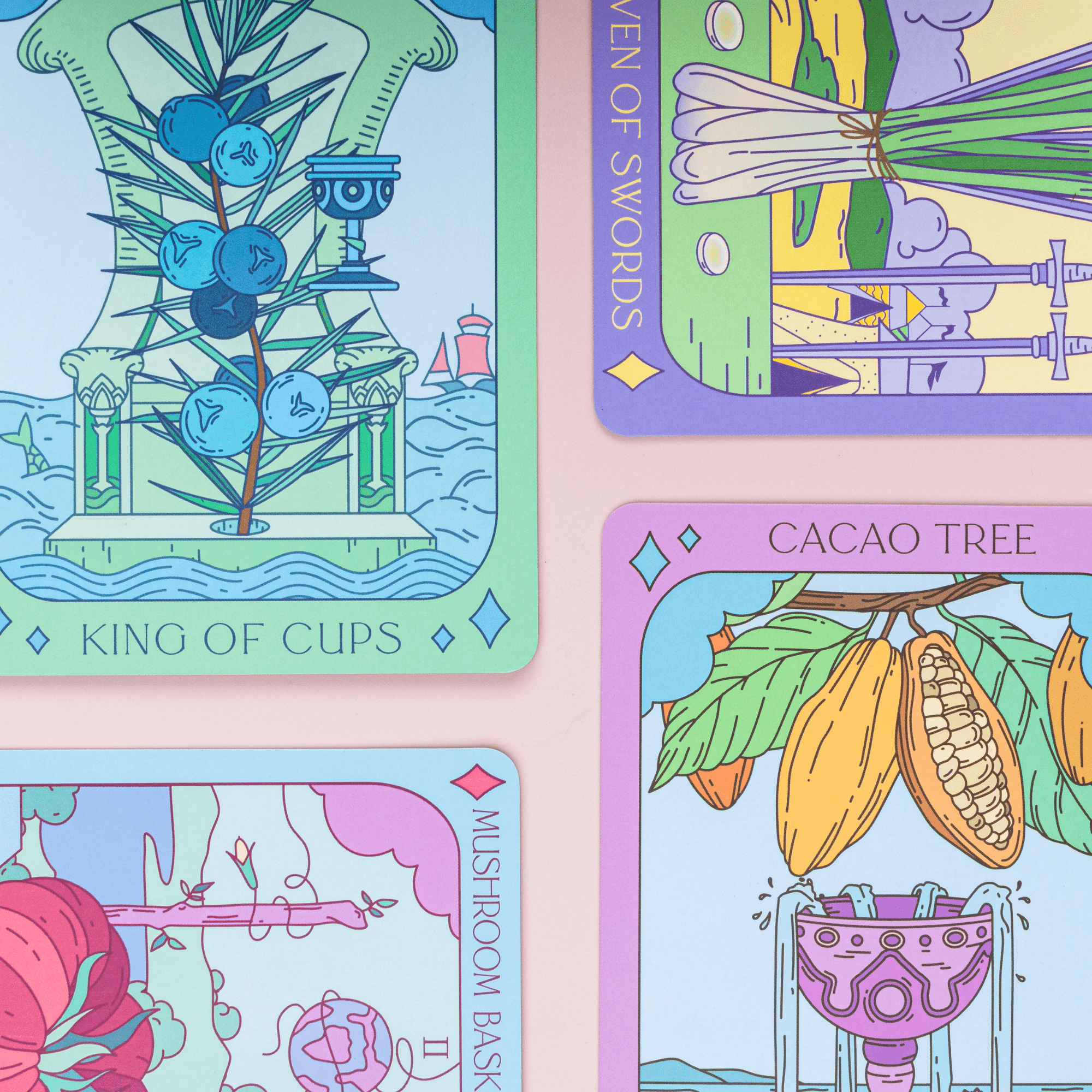 Sow the Magic Botanical Tarot Deck + Guidebook - bubblegum market