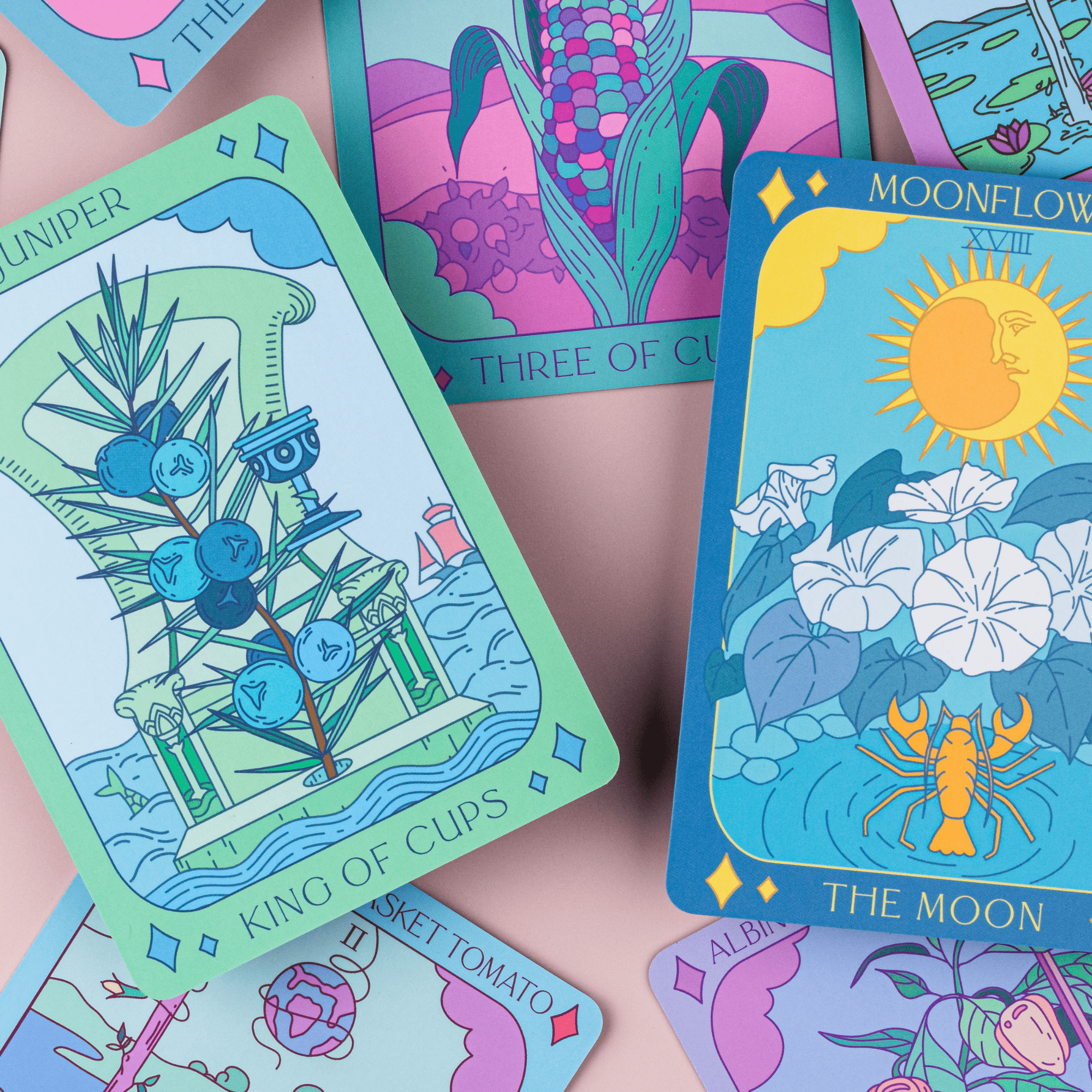 Sow the Magic Botanical Tarot Deck + Guidebook - bubblegum market