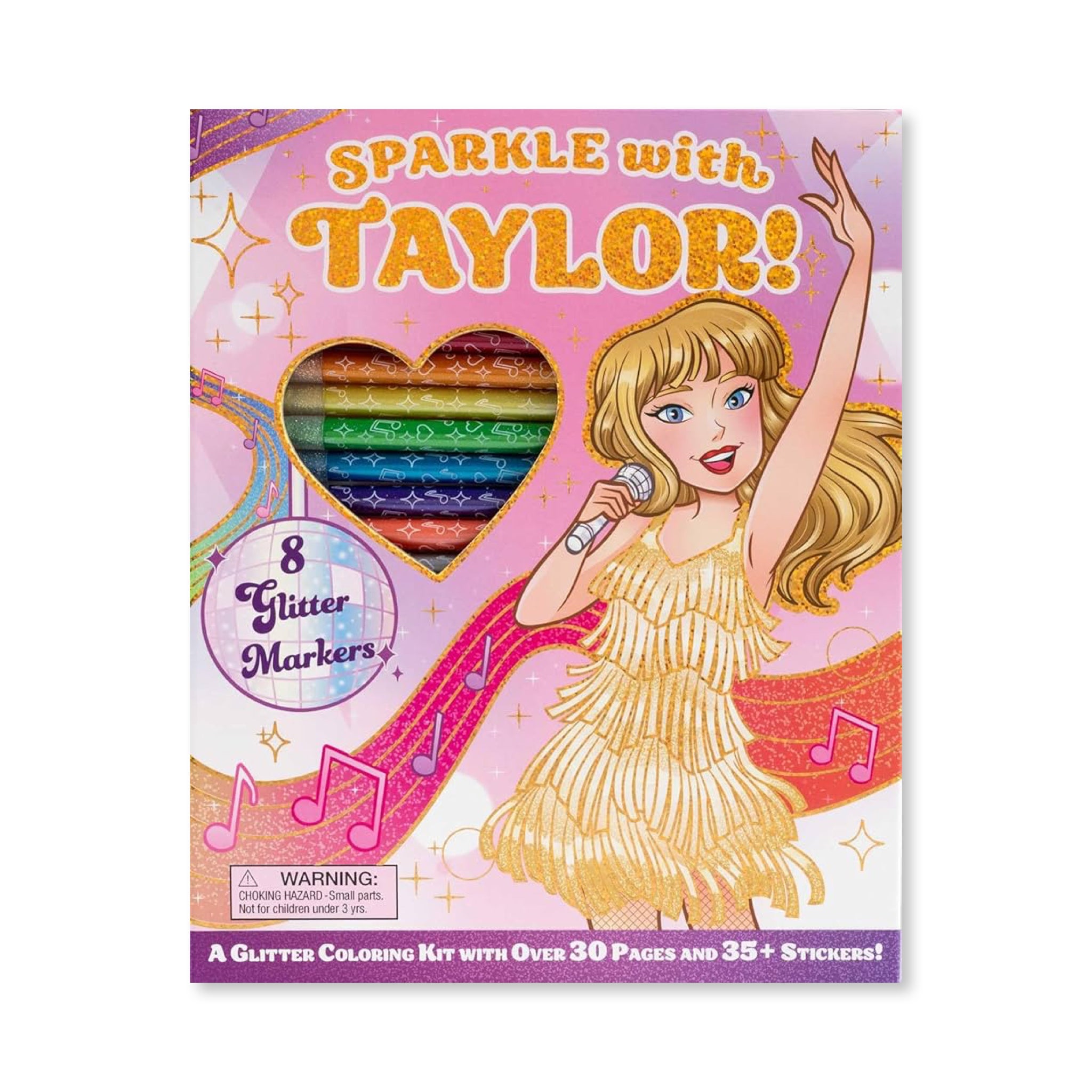 Sparkle with Taylor! A Glitter Coloring Kit - bubblegum market