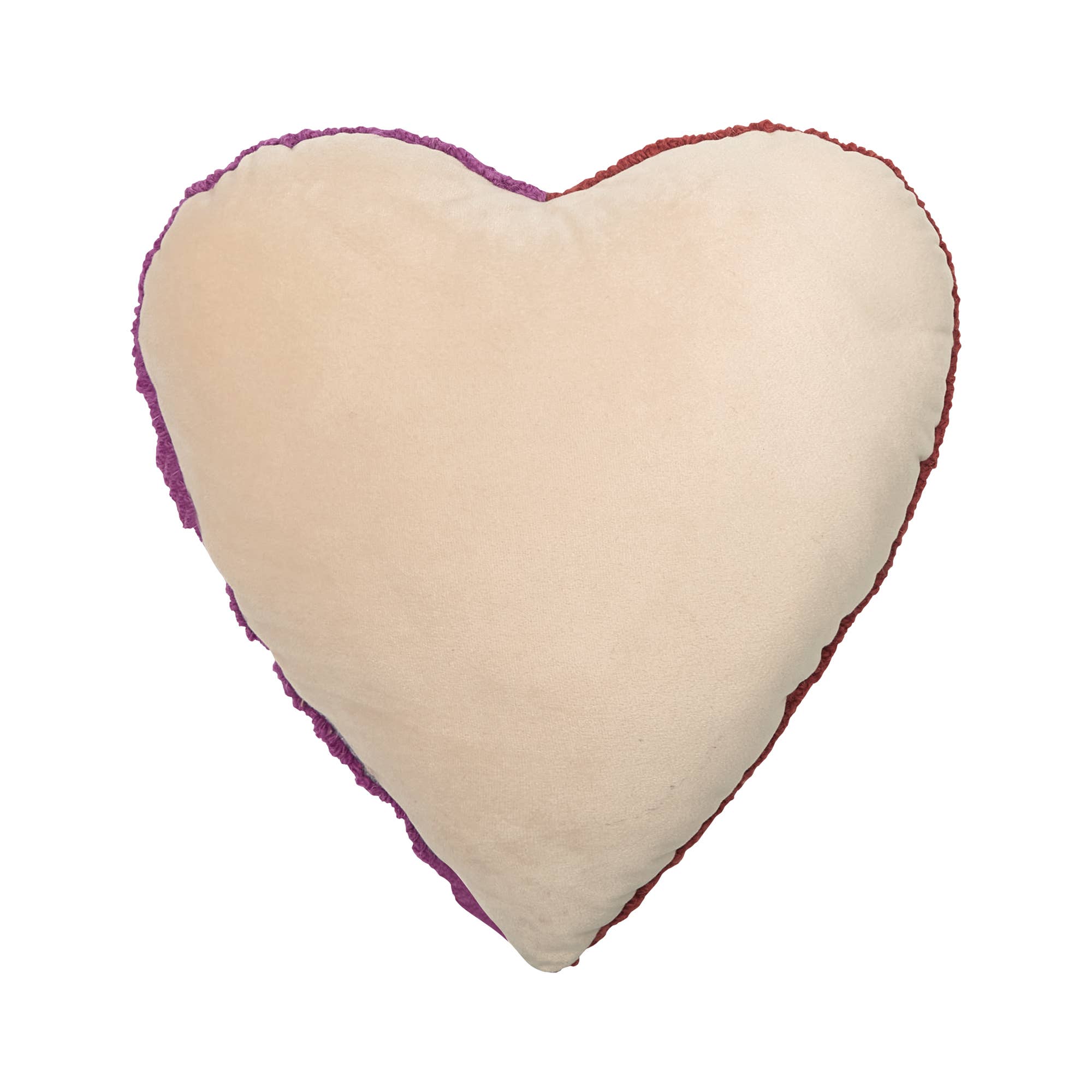 Split Heart Hook Pillow - bubblegum market