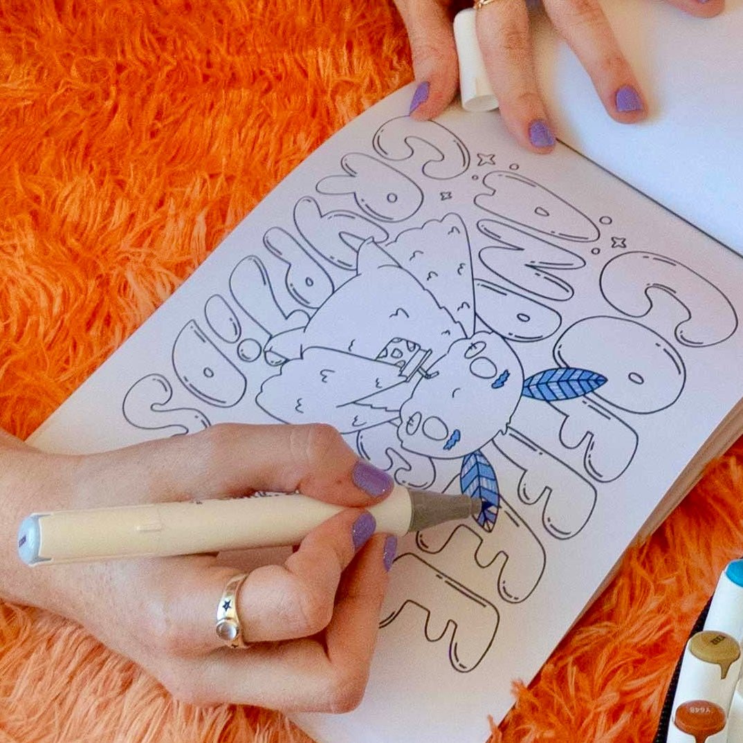 Spooky Little Things Coloring Book - bubblegum market