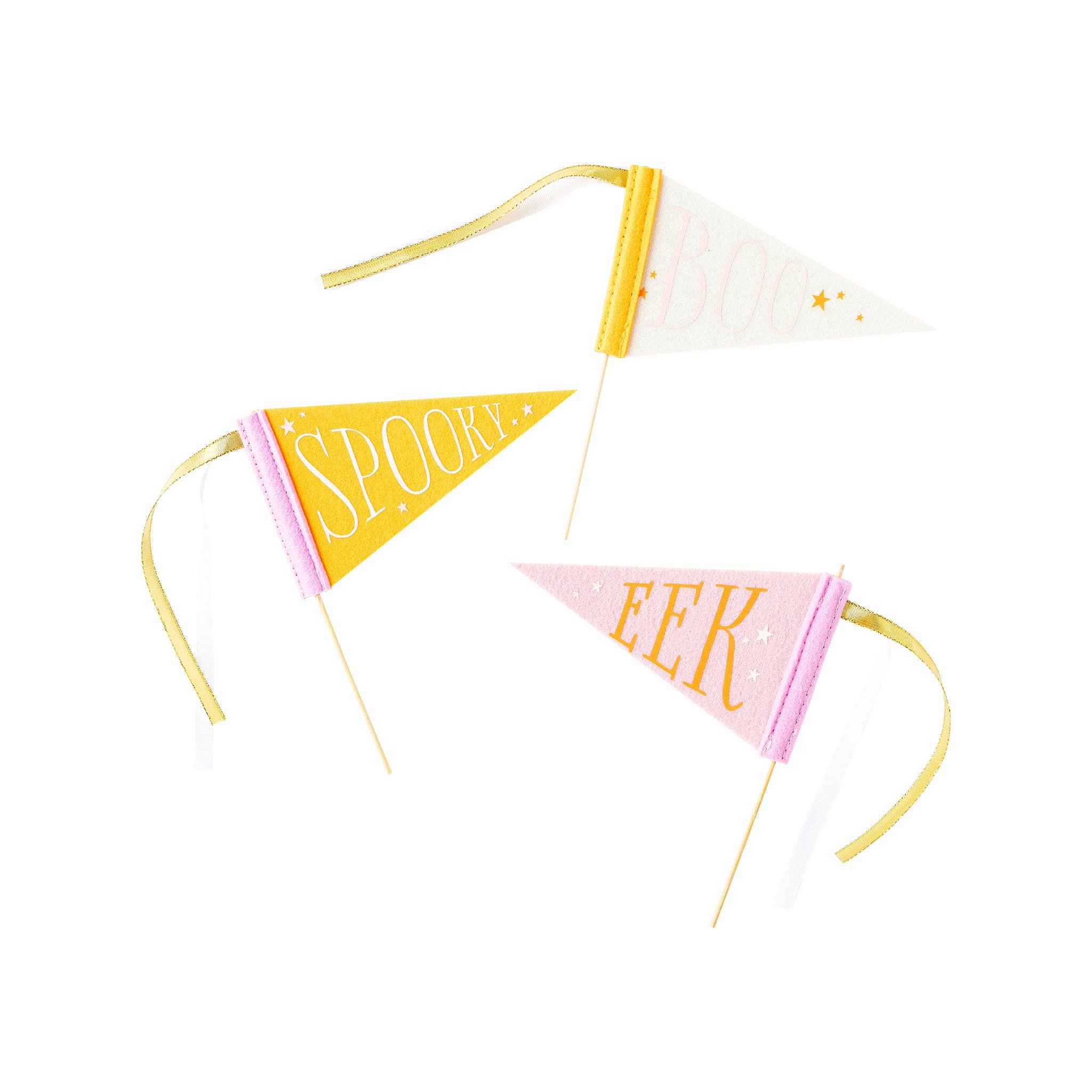 Spooky Mini Felt Pennant Set - bubblegum market