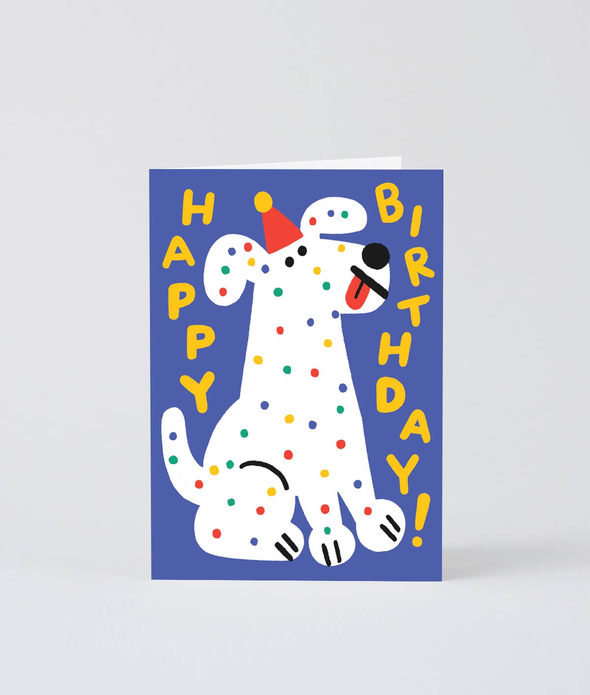 Spotty Dog Birthday Greeting Card - bubblegum market