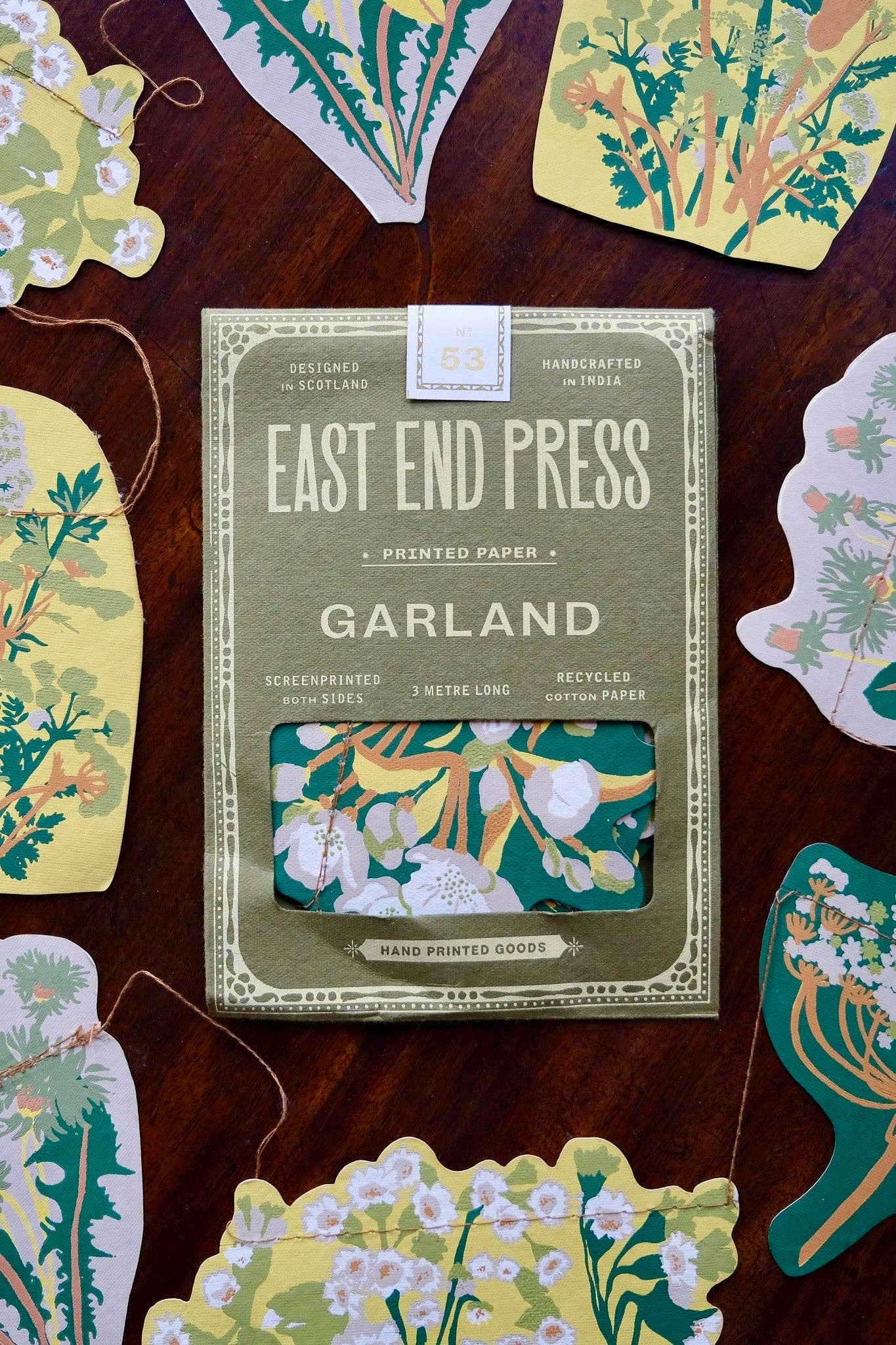 Spring Blooms Sewn Garland - bubblegum market