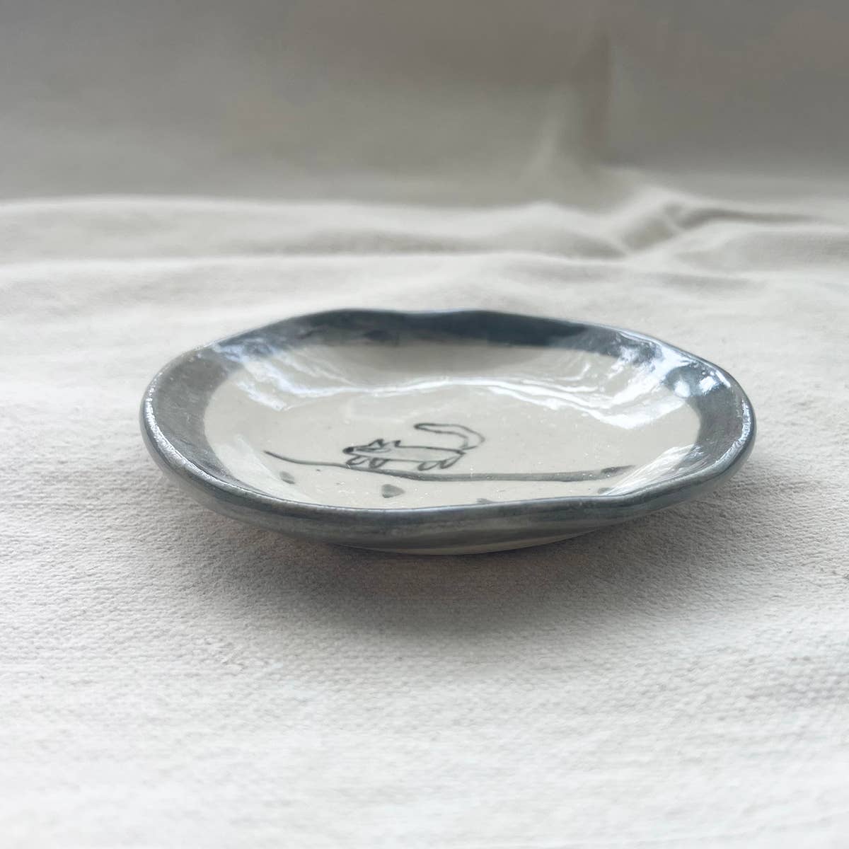 Squirrel Trinket Dish 2.5" - bubblegum market