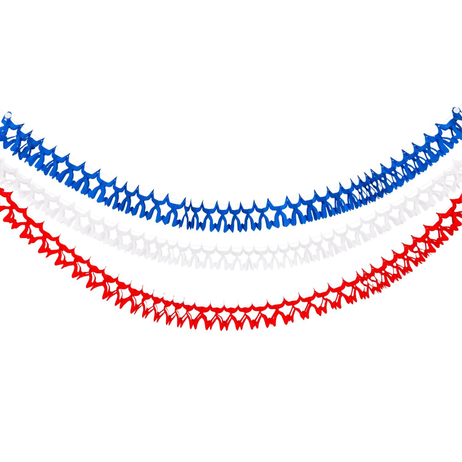 Star Tissue Paper Garlands (Set of 3) - bubblegum market