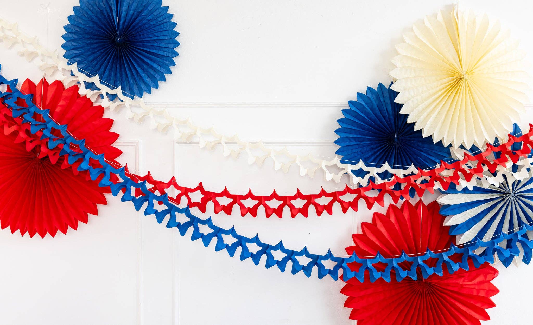 Star Tissue Paper Garlands (Set of 3) - bubblegum market