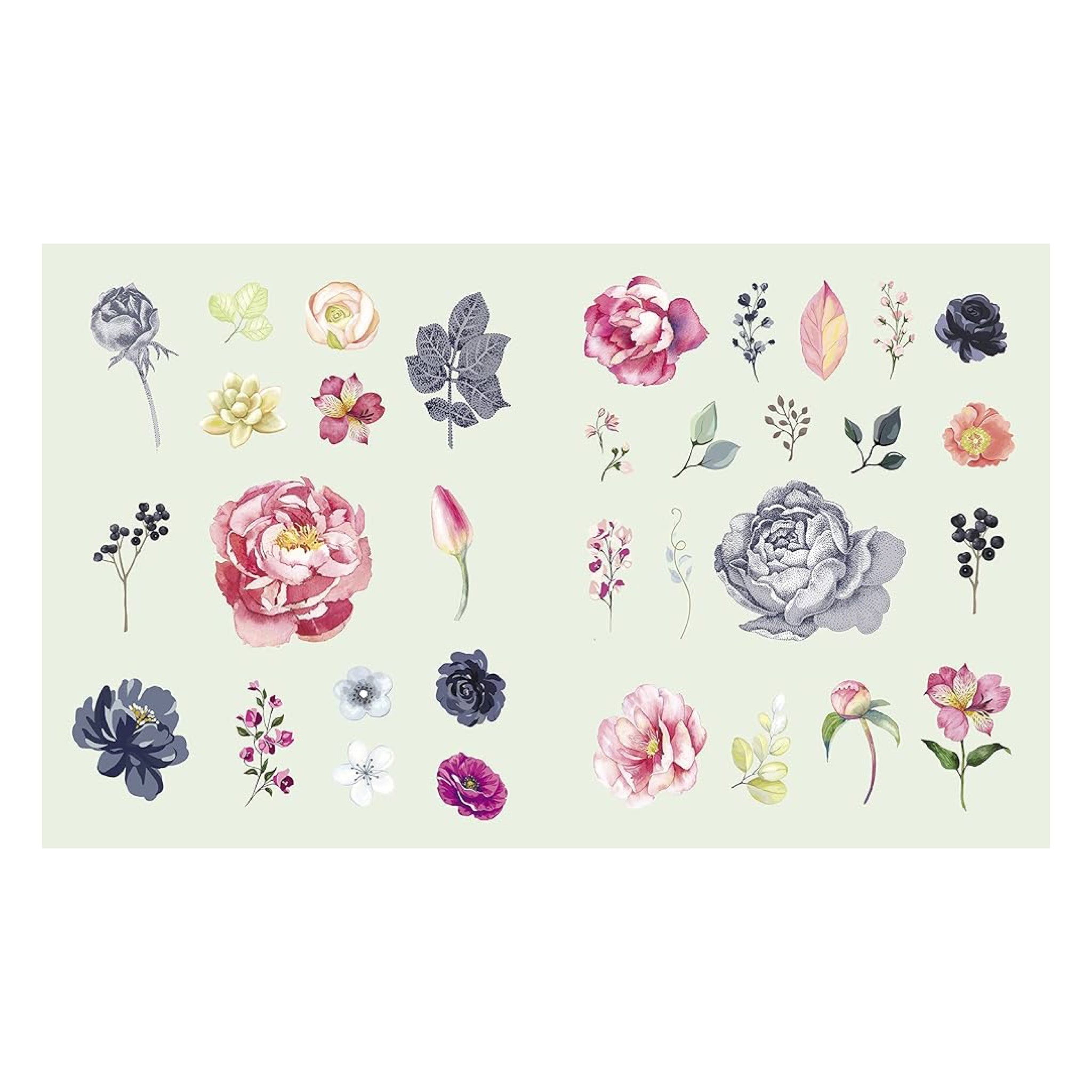Sticker Studio: Flora: A Sticker Gallery Of Beautiful Blooms - bubblegum market