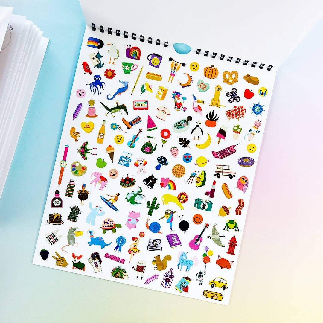 Sticker Your Year Wall Calendar - bubblegum market