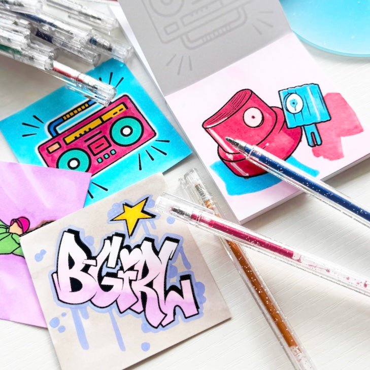 Stop! Color Time Mini Coloring Book - bubblegum market