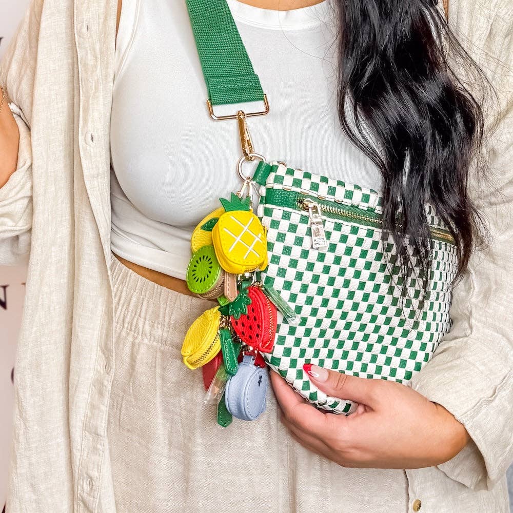 Strawberry Bag Charm - bubblegum market