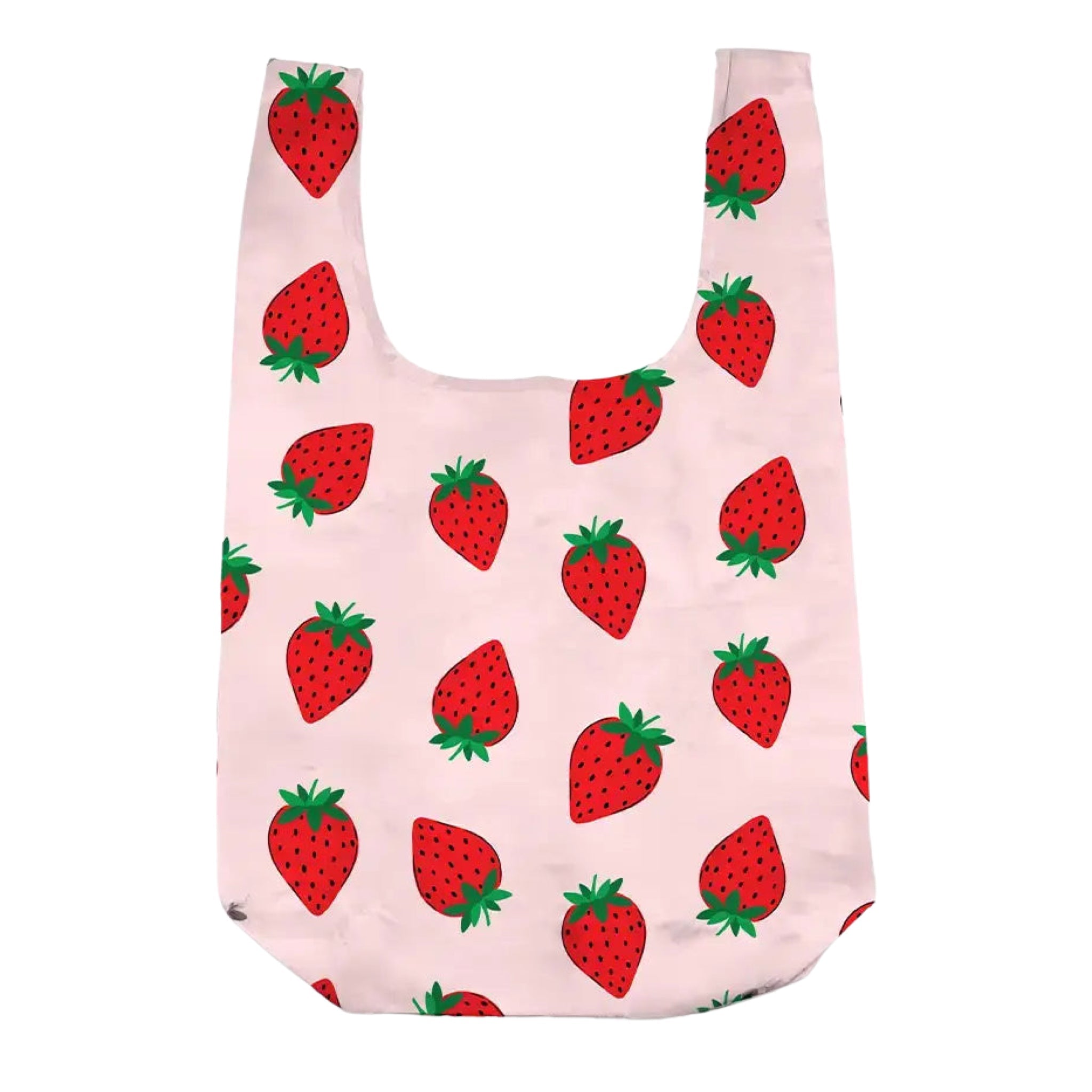 Strawberry Bag Charm & Shopper - bubblegum market
