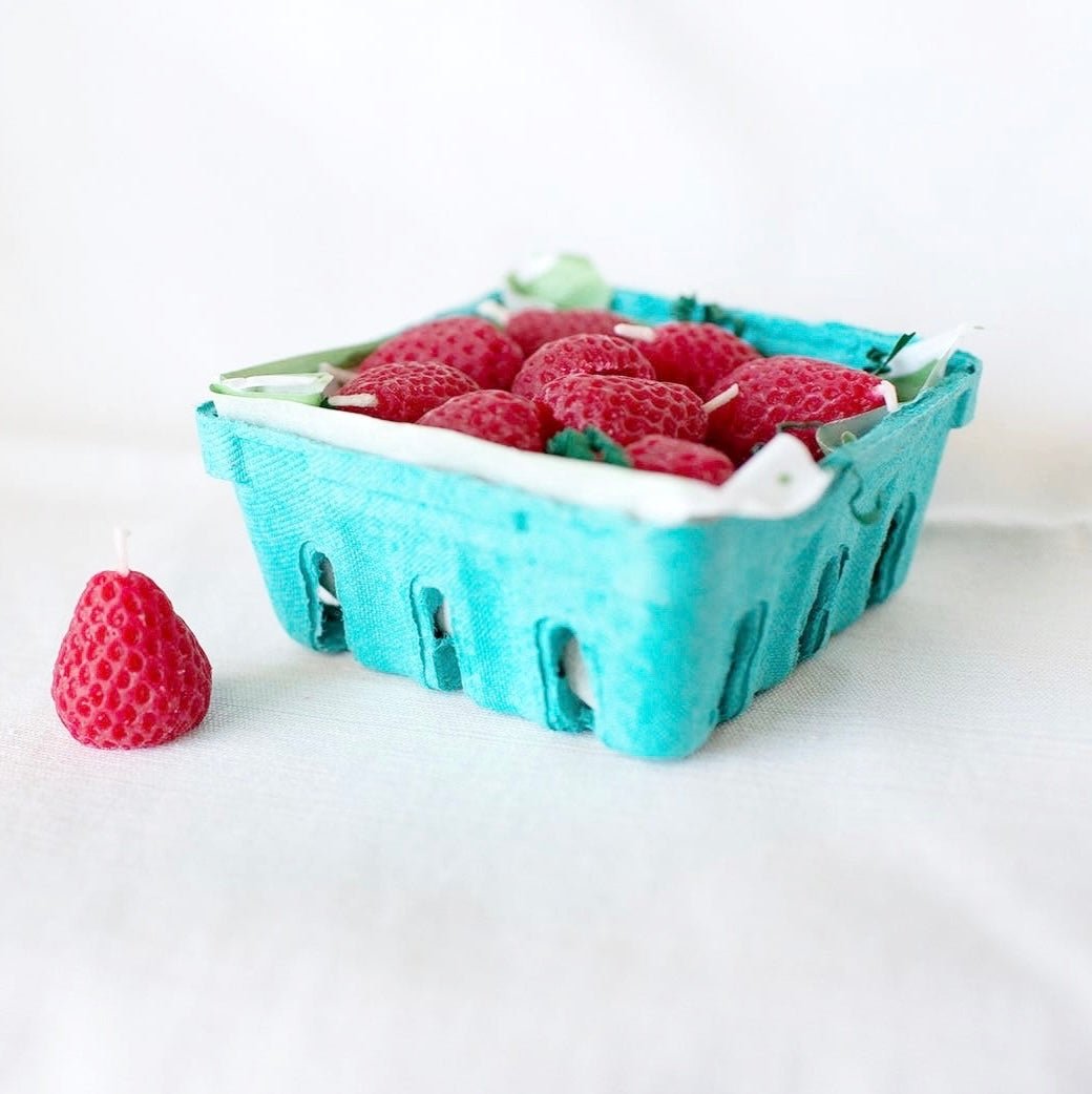 Strawberry Birthday Candles - bubblegum market