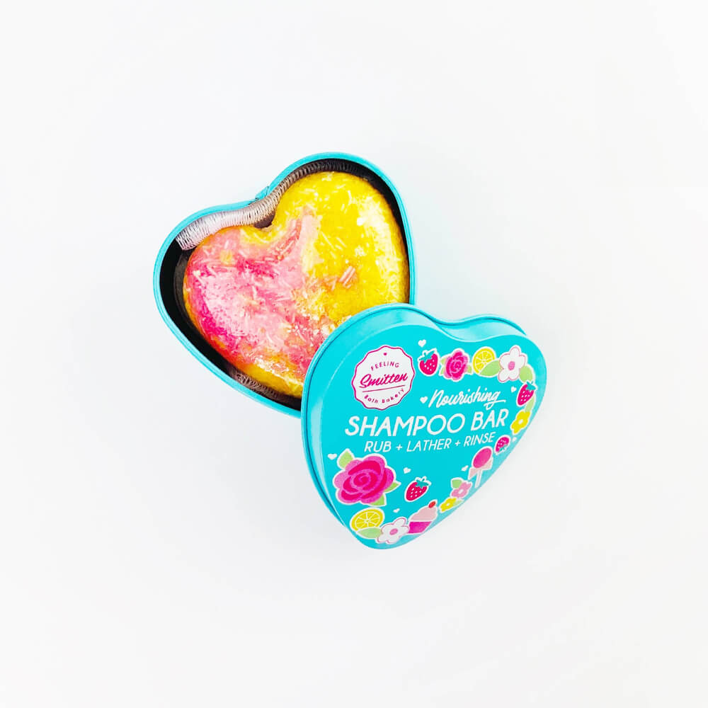 strawberry-lemonade-heart-shampoo-bar