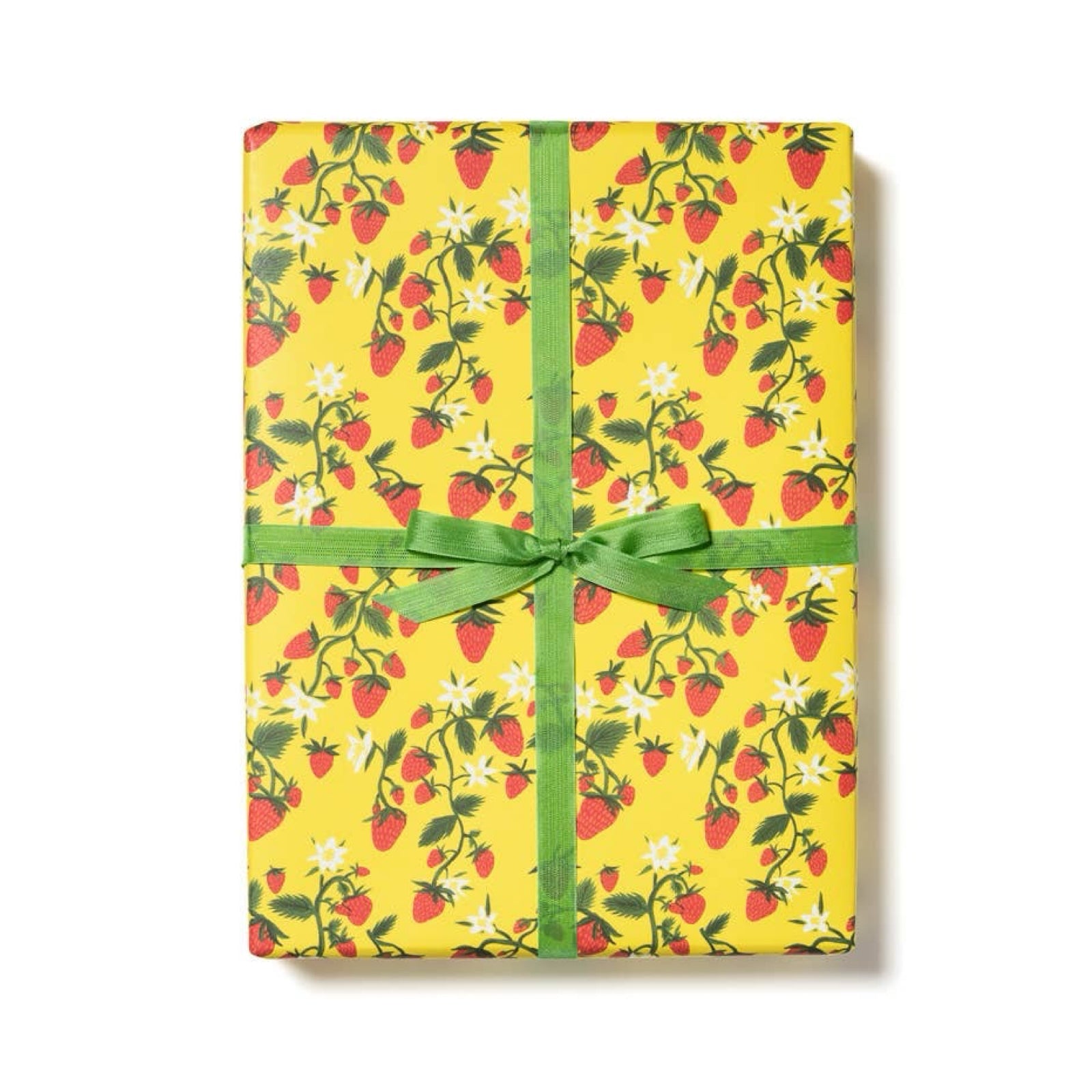 Strawberry Patch Wrapping Paper Sheets (Roll of 3) - bubblegum market
