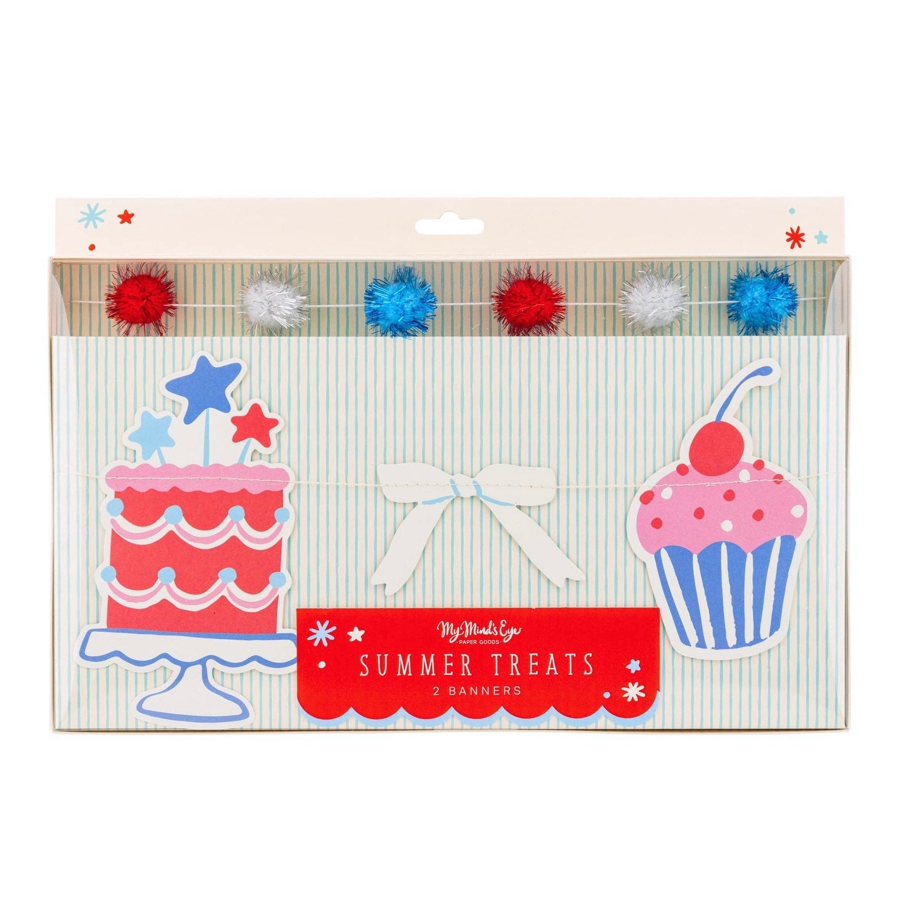 Summertime Treats Icon Banner Set - bubblegum market