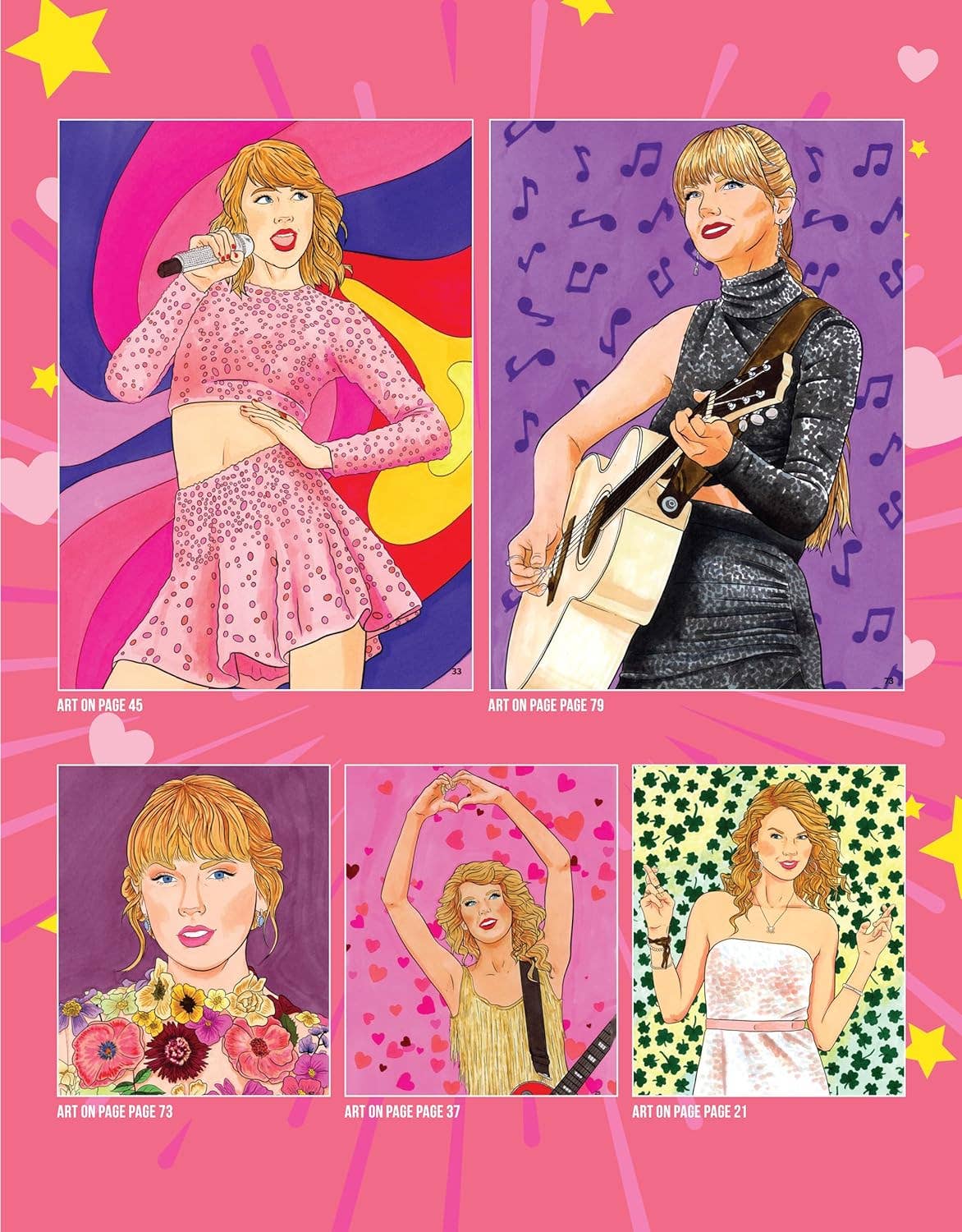 SUPER FAN - tastic Taylor Swift Coloring & Activity Book - bubblegum market
