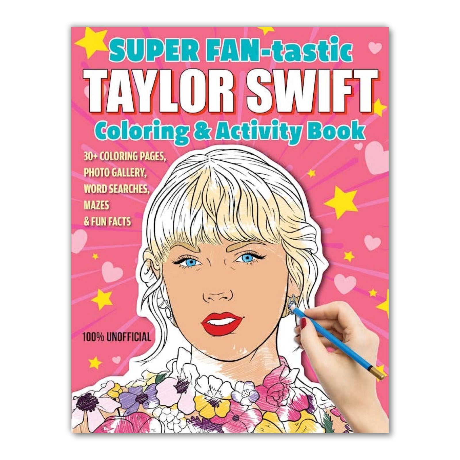 SUPER FAN - tastic Taylor Swift Coloring & Activity Book - bubblegum market