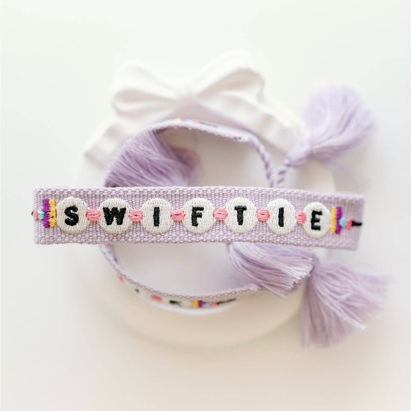 Swiftie Friendship Bracelet Woven Bracelet - bubblegum market