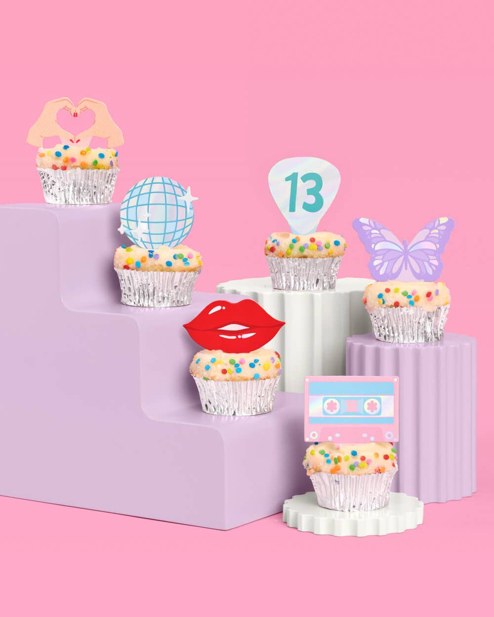 Swiftie Party I'm the Problem Cupcake Toppers (24pc) - bubblegum market