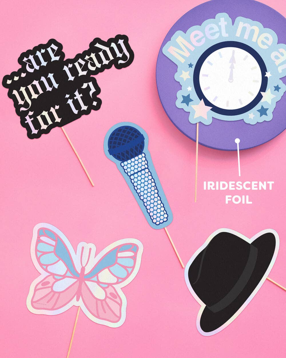 Swiftie Party Photo Props (26pc) - bubblegum market