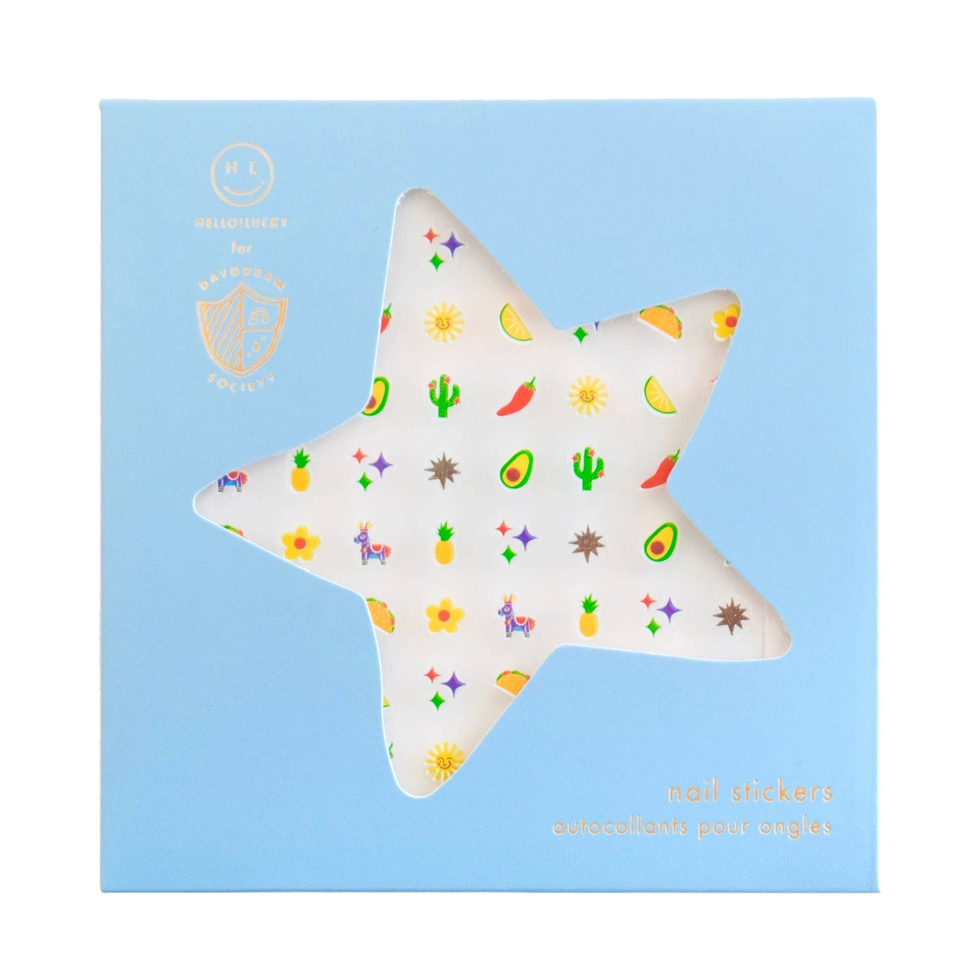 Taco 'Bout A Party Nail Stickers - bubblegum market