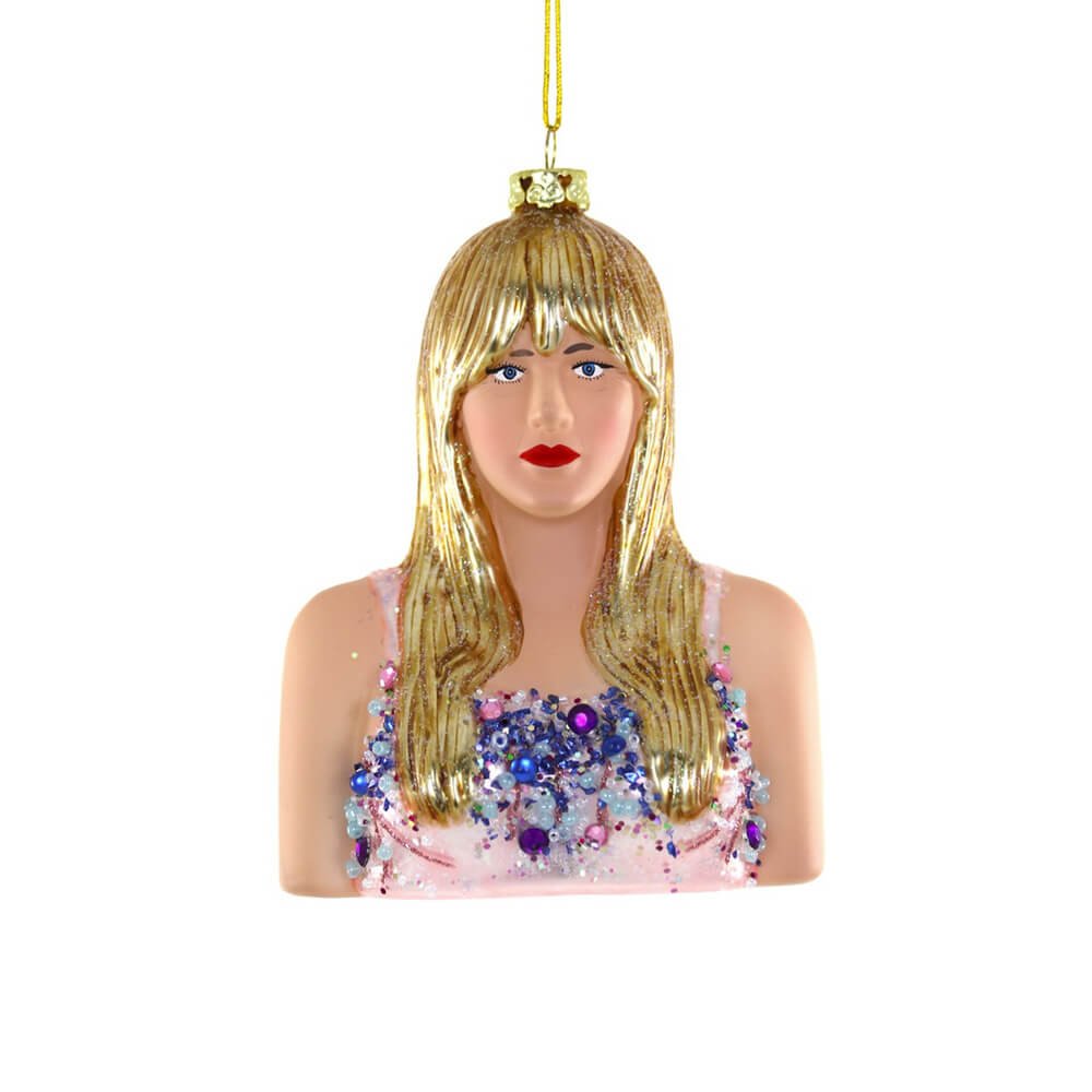 Taylor Swift Embellished Ornament 5" - bubblegum market