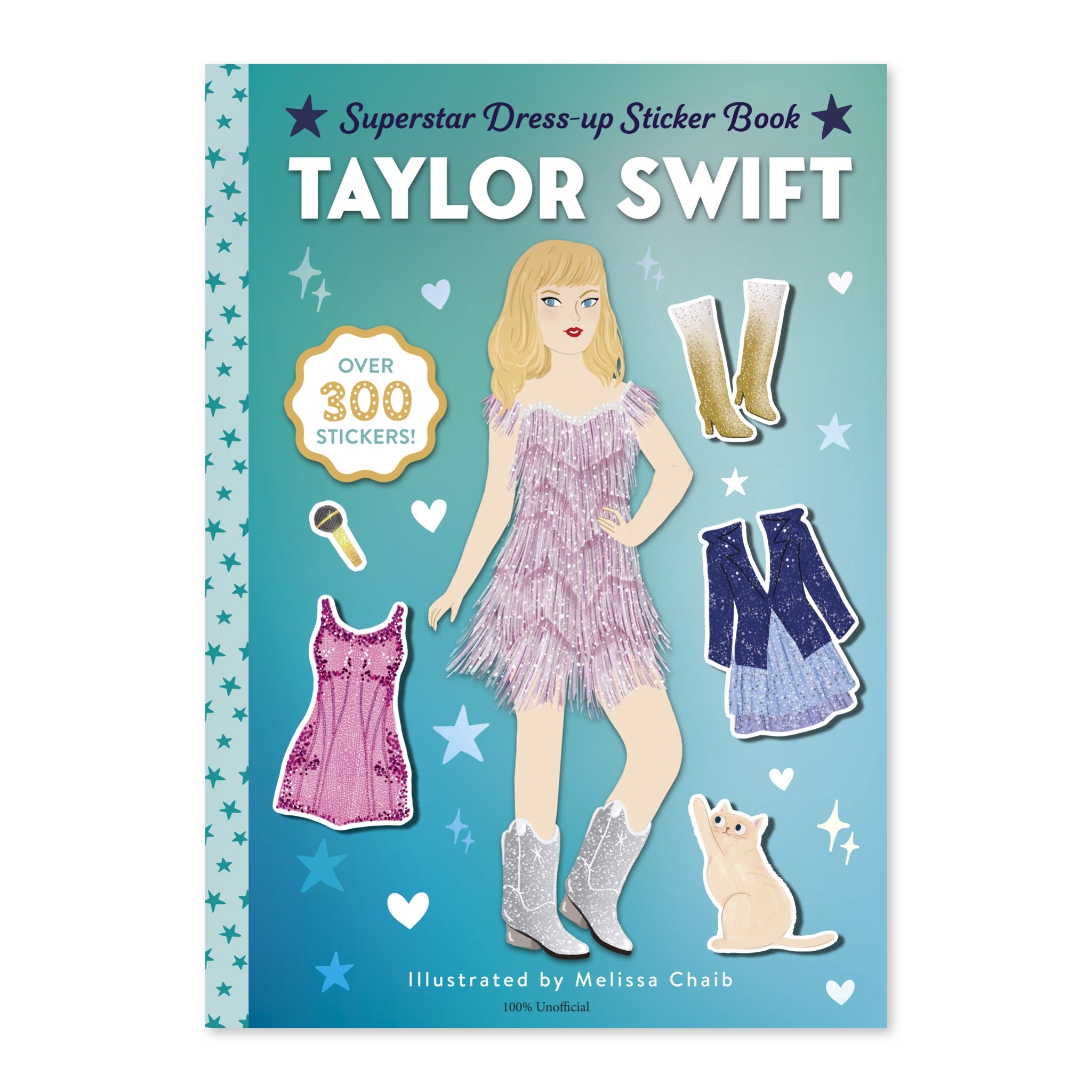 Taylor Swift Superstar Dress - Up Sticker Book - bubblegum market
