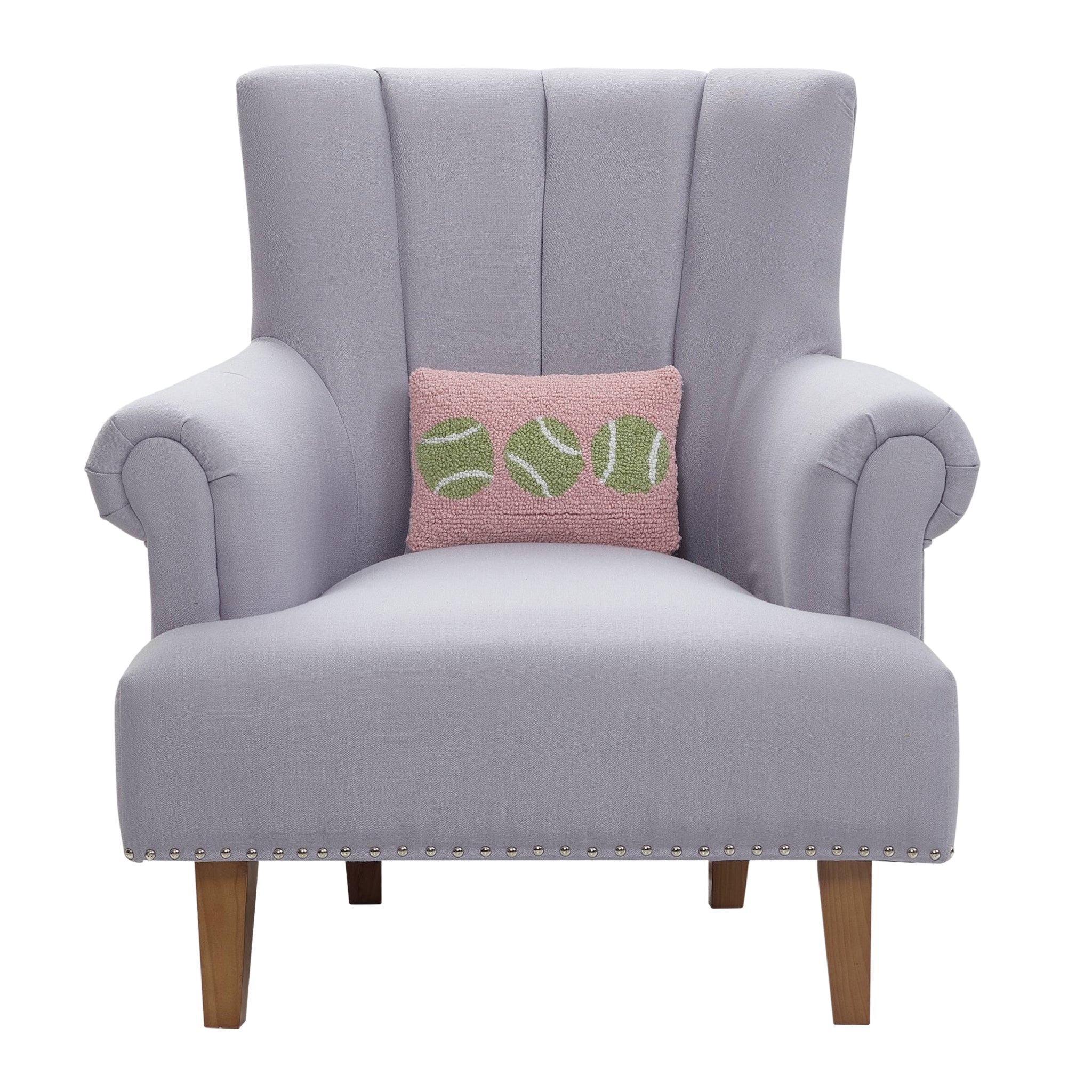 Tennis Balls Hook Pillow - bubblegum market