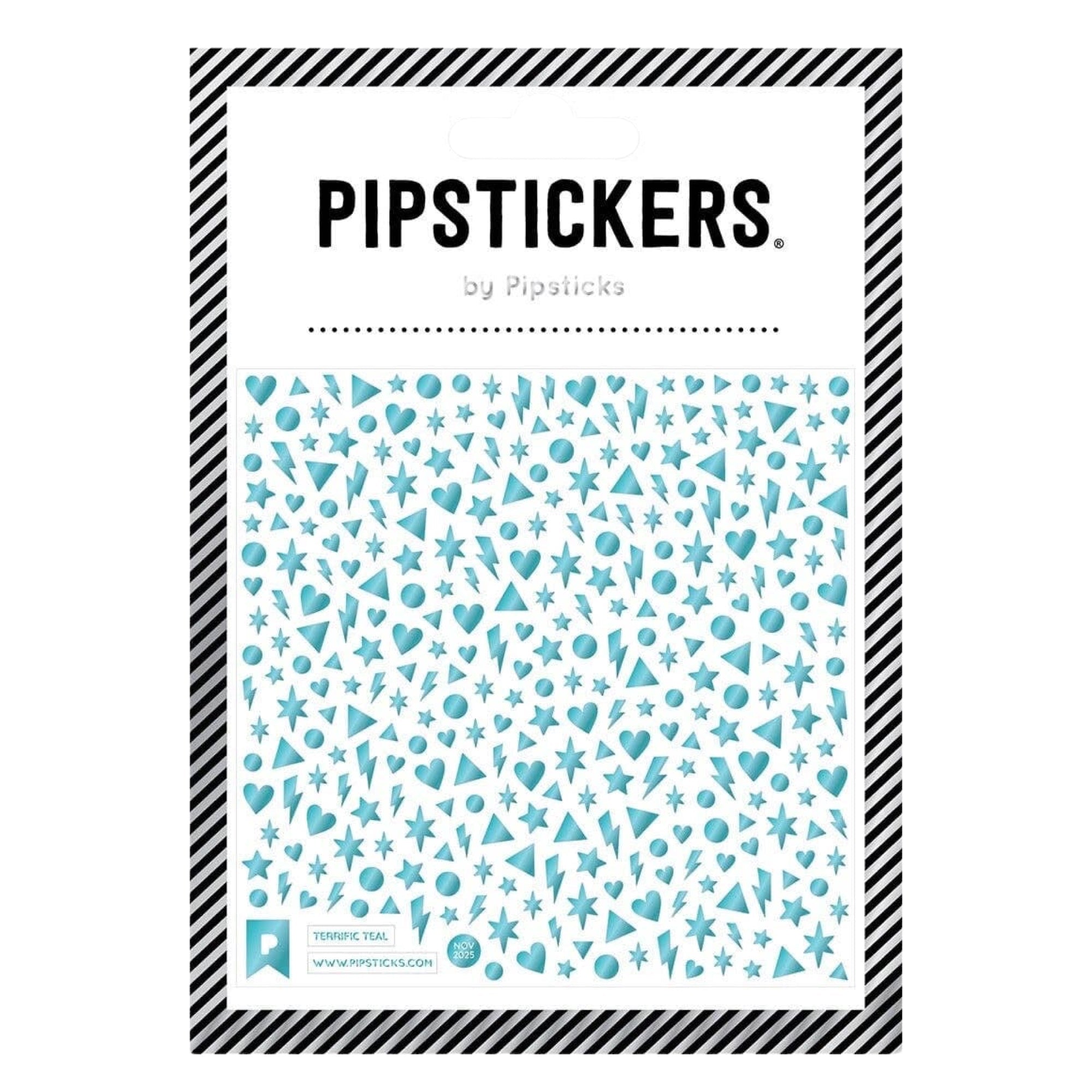 Terrific Teal Stickers - bubblegum market