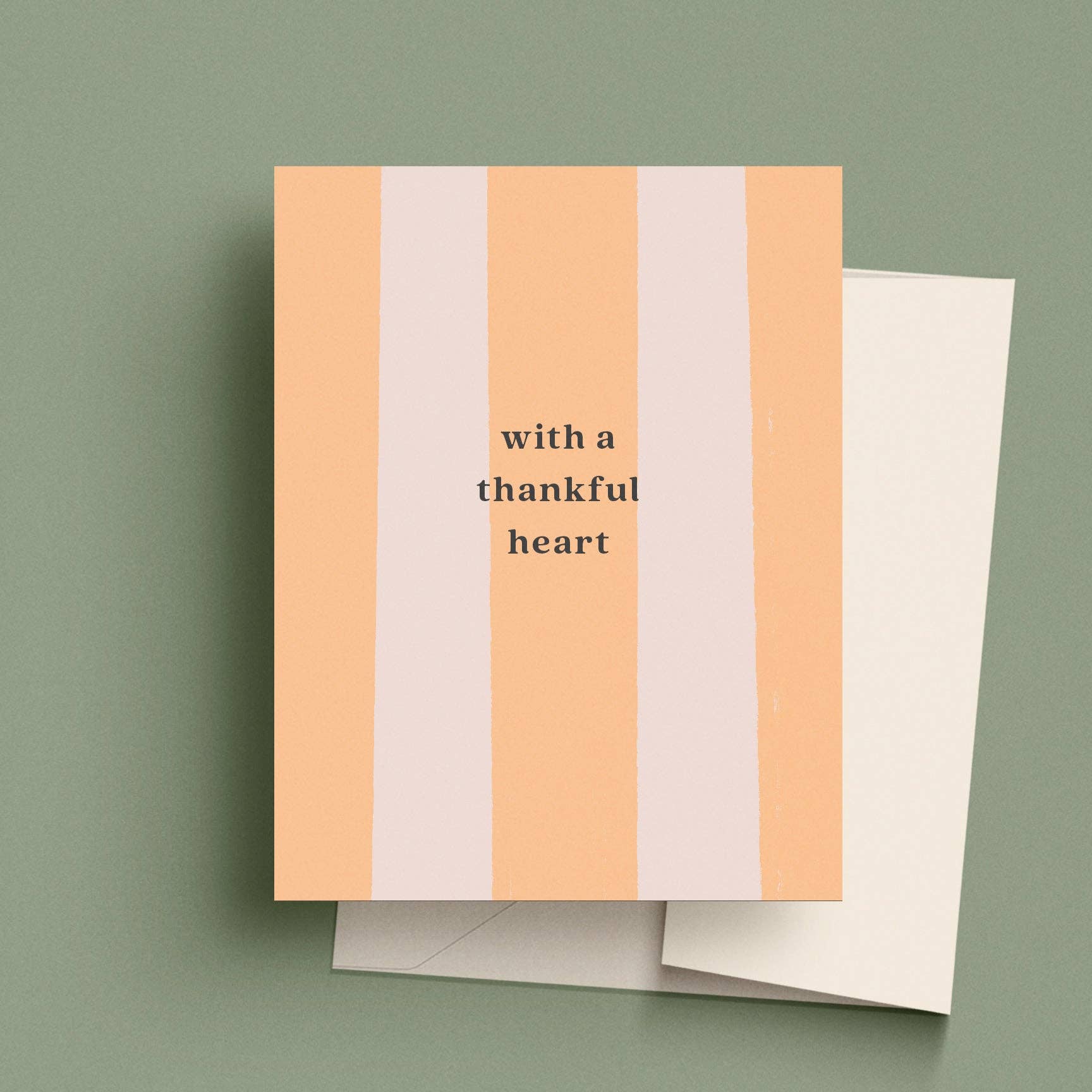 Thankful Heart Greeting Card - bubblegum market