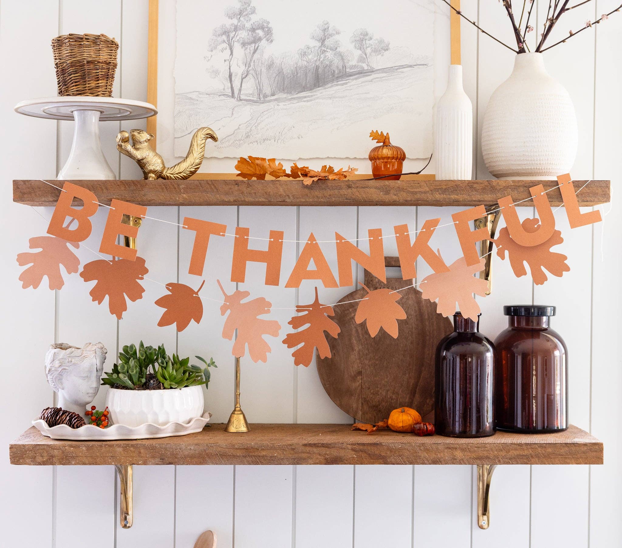THANKFUL Paper Banner Set - bubblegum market