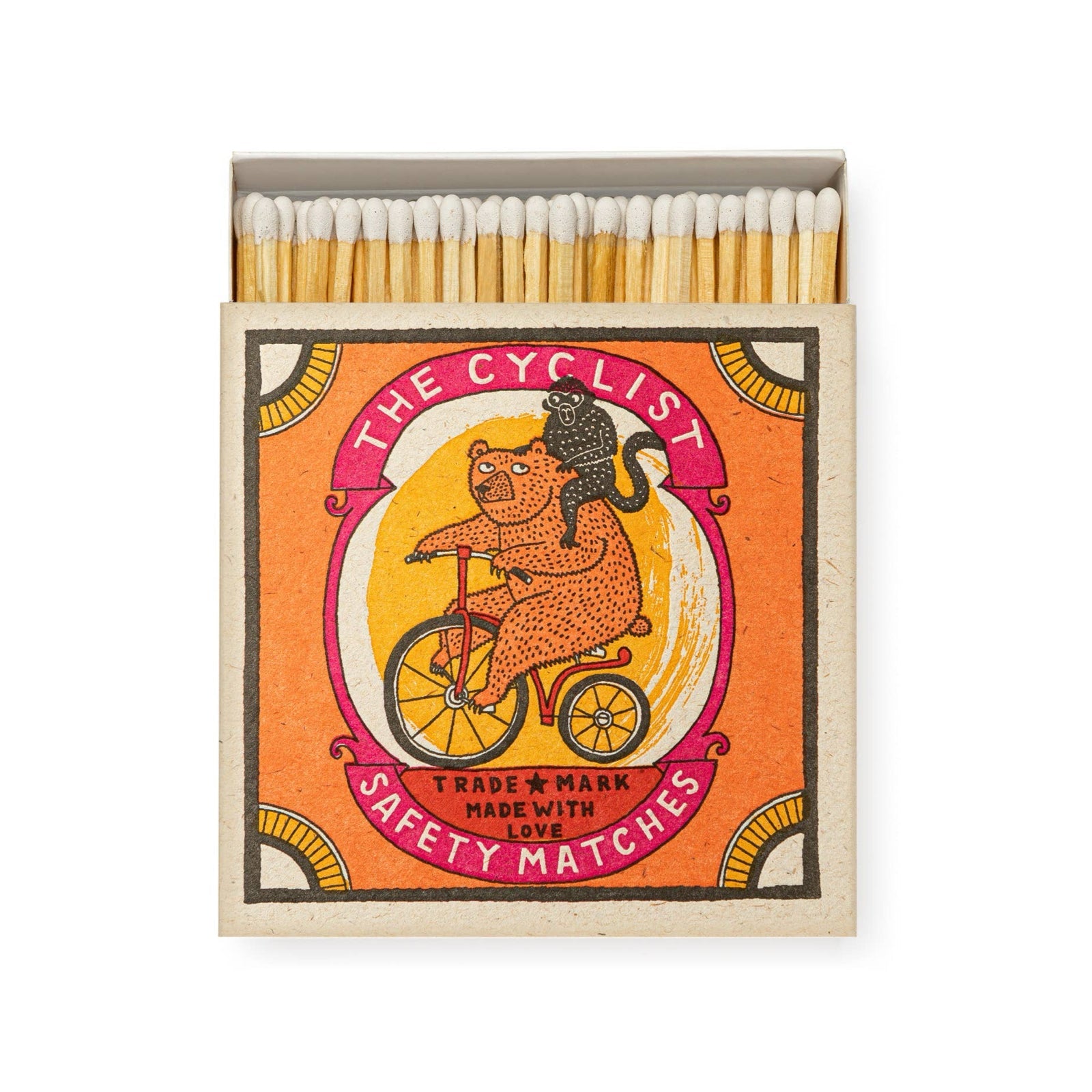 The Cyclist Luxury Safety Matches - bubblegum market