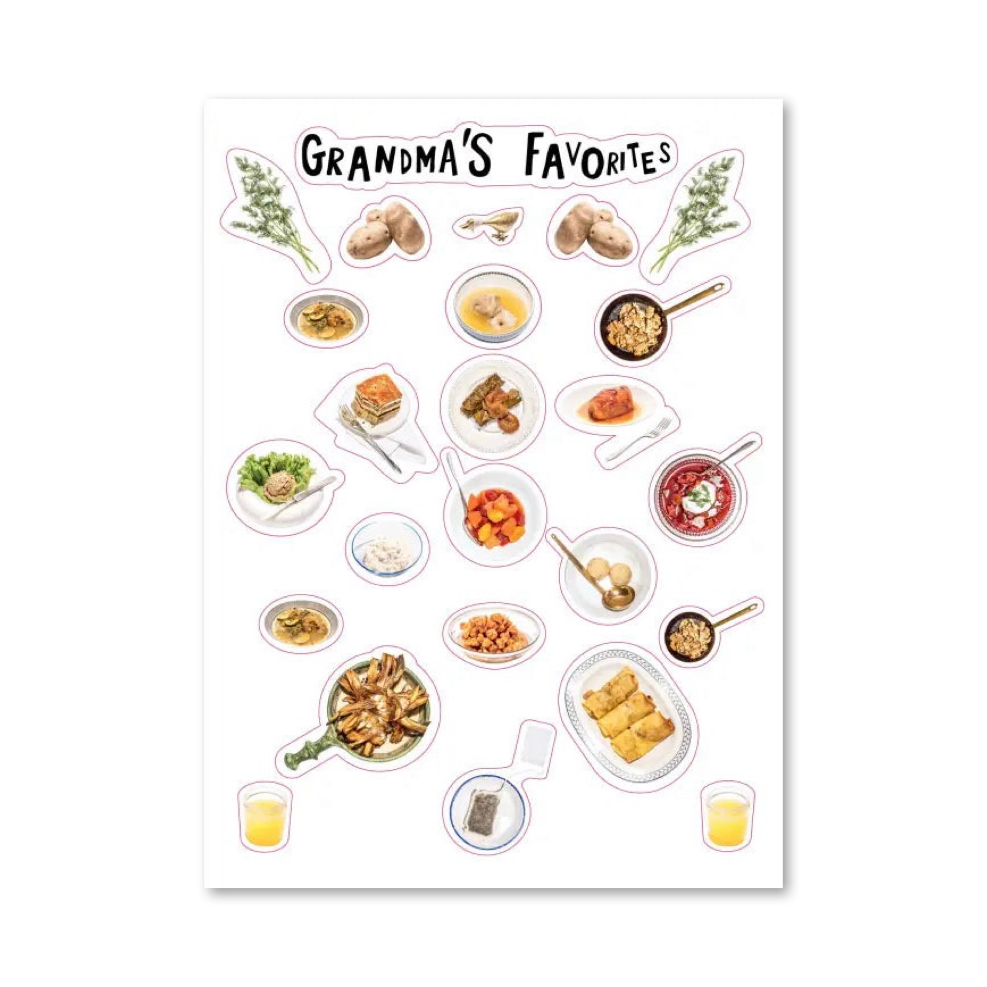 The Jewish Foods Sticker Book - bubblegum market