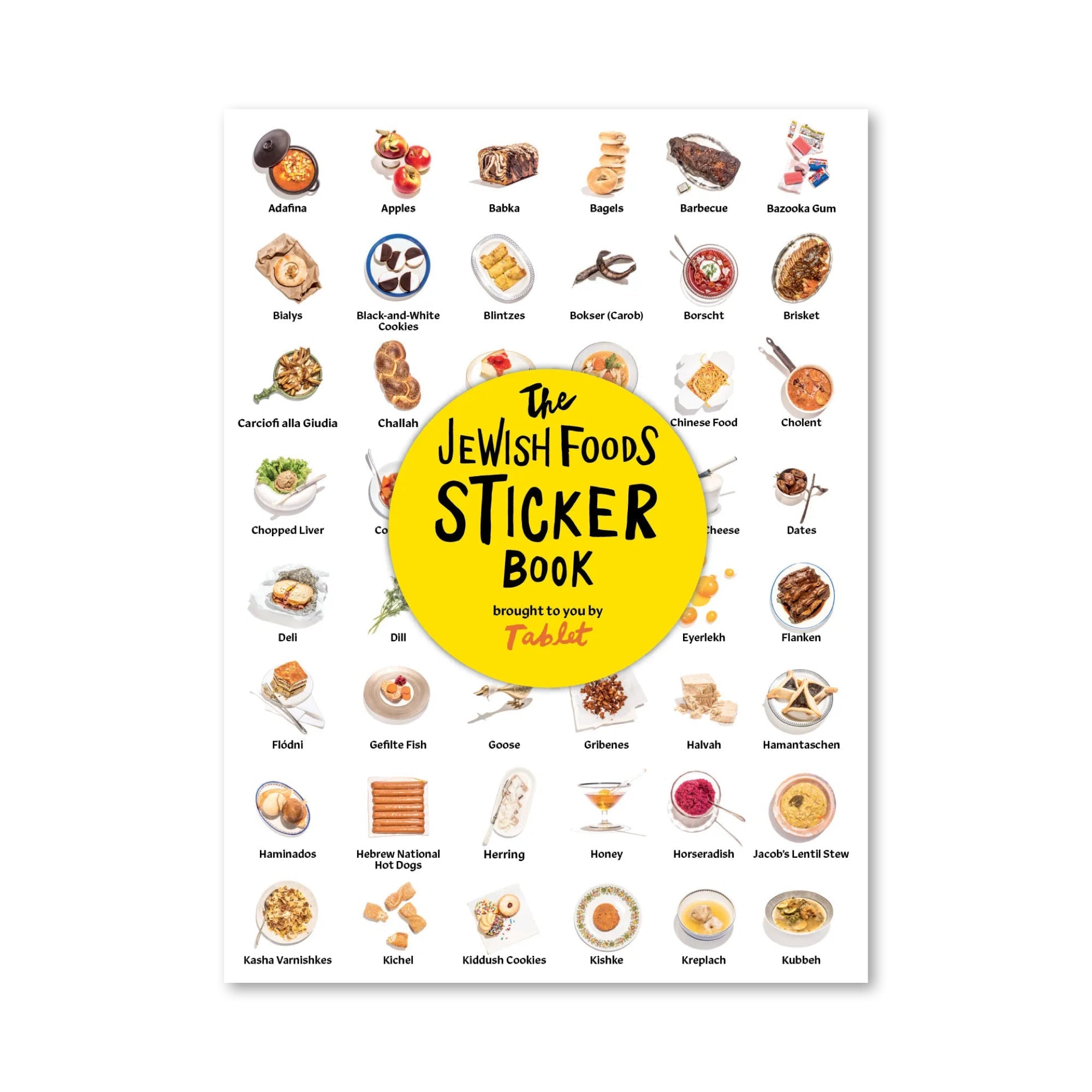 The Jewish Foods Sticker Book - bubblegum market