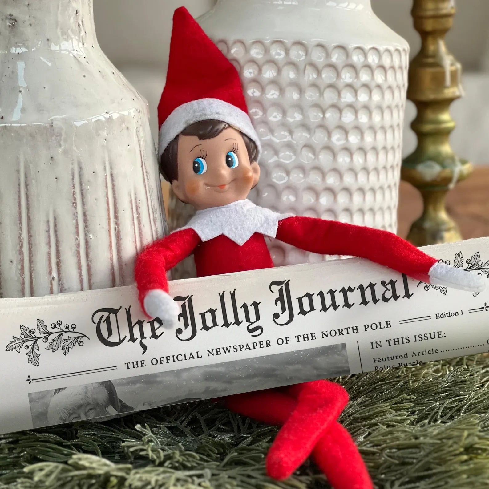 The Jolly Journal Newspaper Gift Wrap + Activity Sheets - bubblegum market