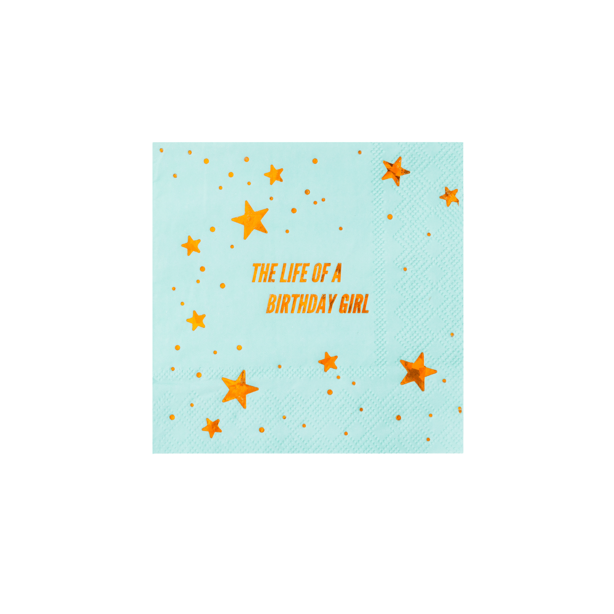 THE LIFE OF A BIRTHDAY GIRL Cocktail Napkins - bubblegum market