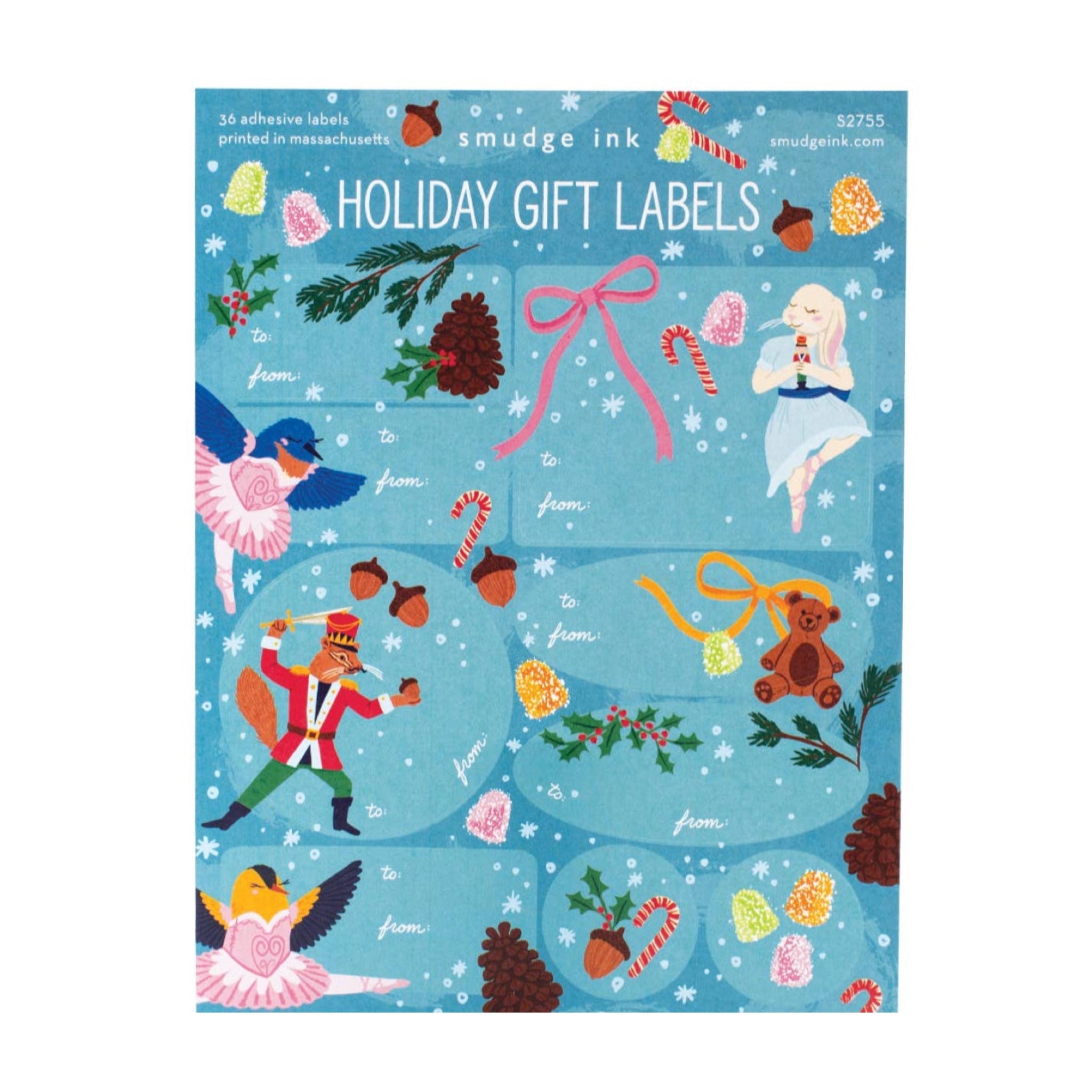 The Nutcracker Holiday Gift Labels - bubblegum market
