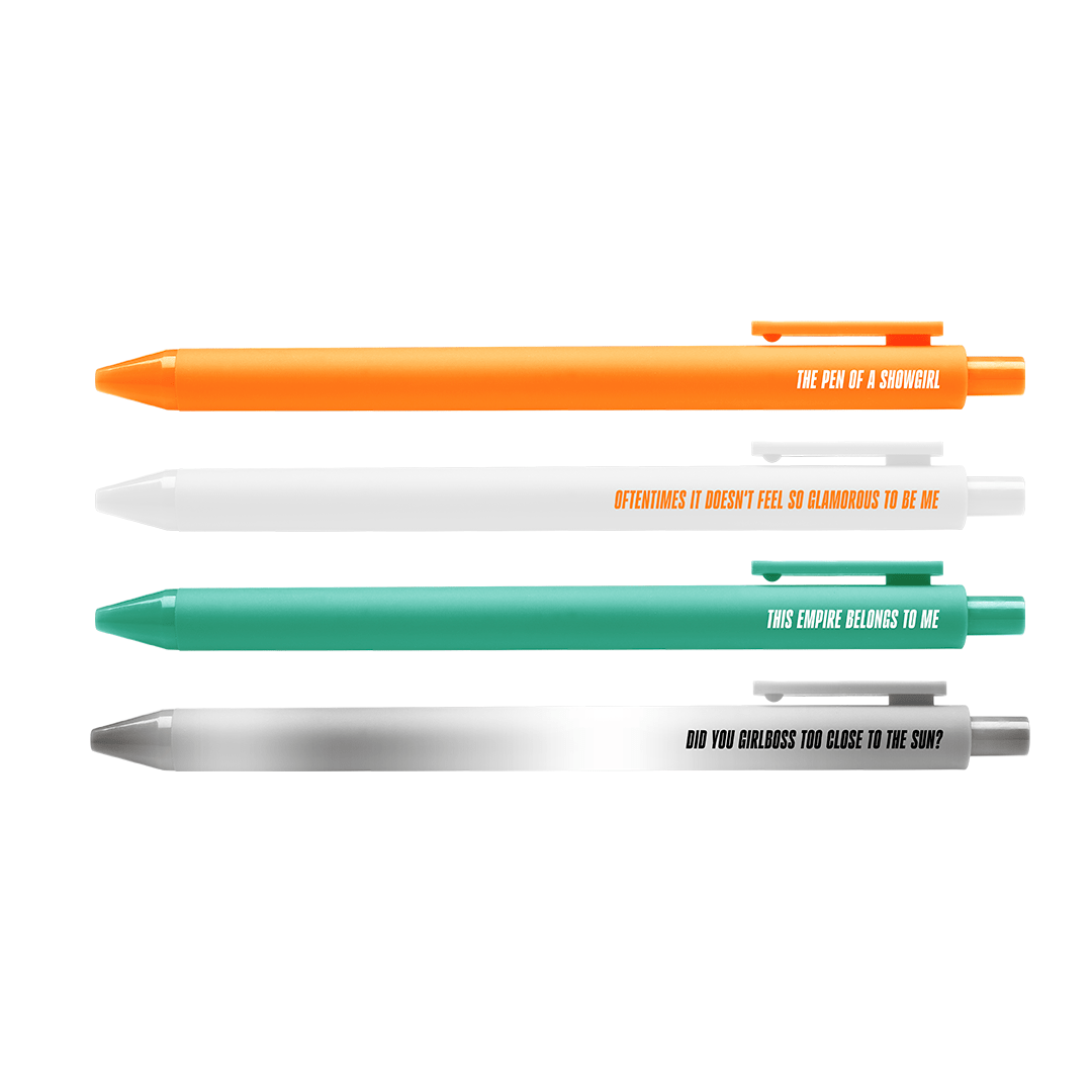 The Pens of a Showgirl Jotter Pen Set - bubblegum market