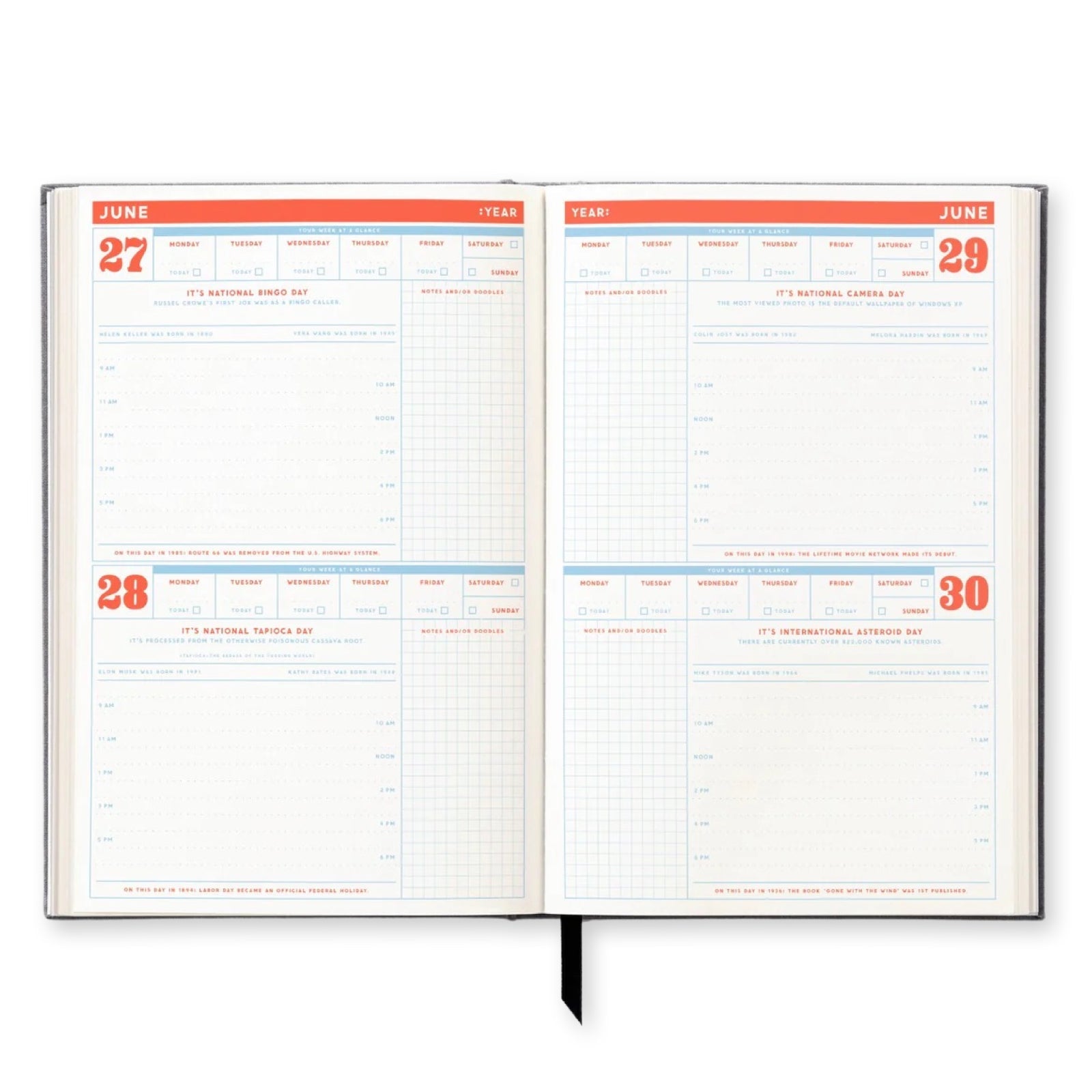 The Perpetually Late Show Undated Planner - bubblegum market