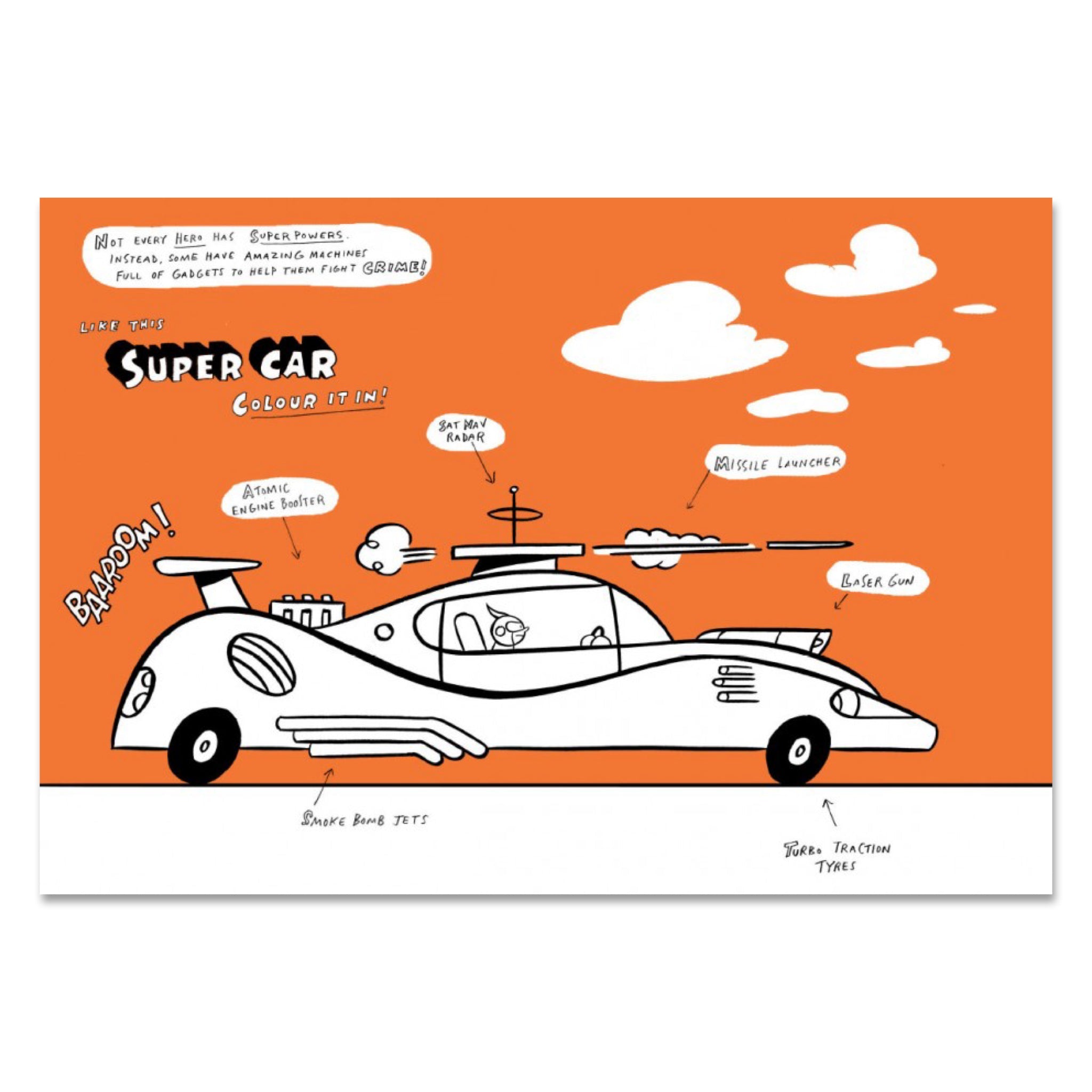 The Super Book for Super Heroes - bubblegum market