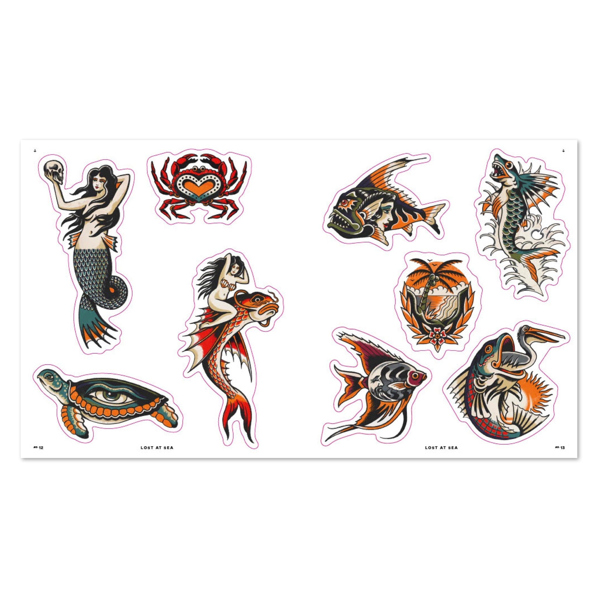 The Tattoo Sticker Book - bubblegum market